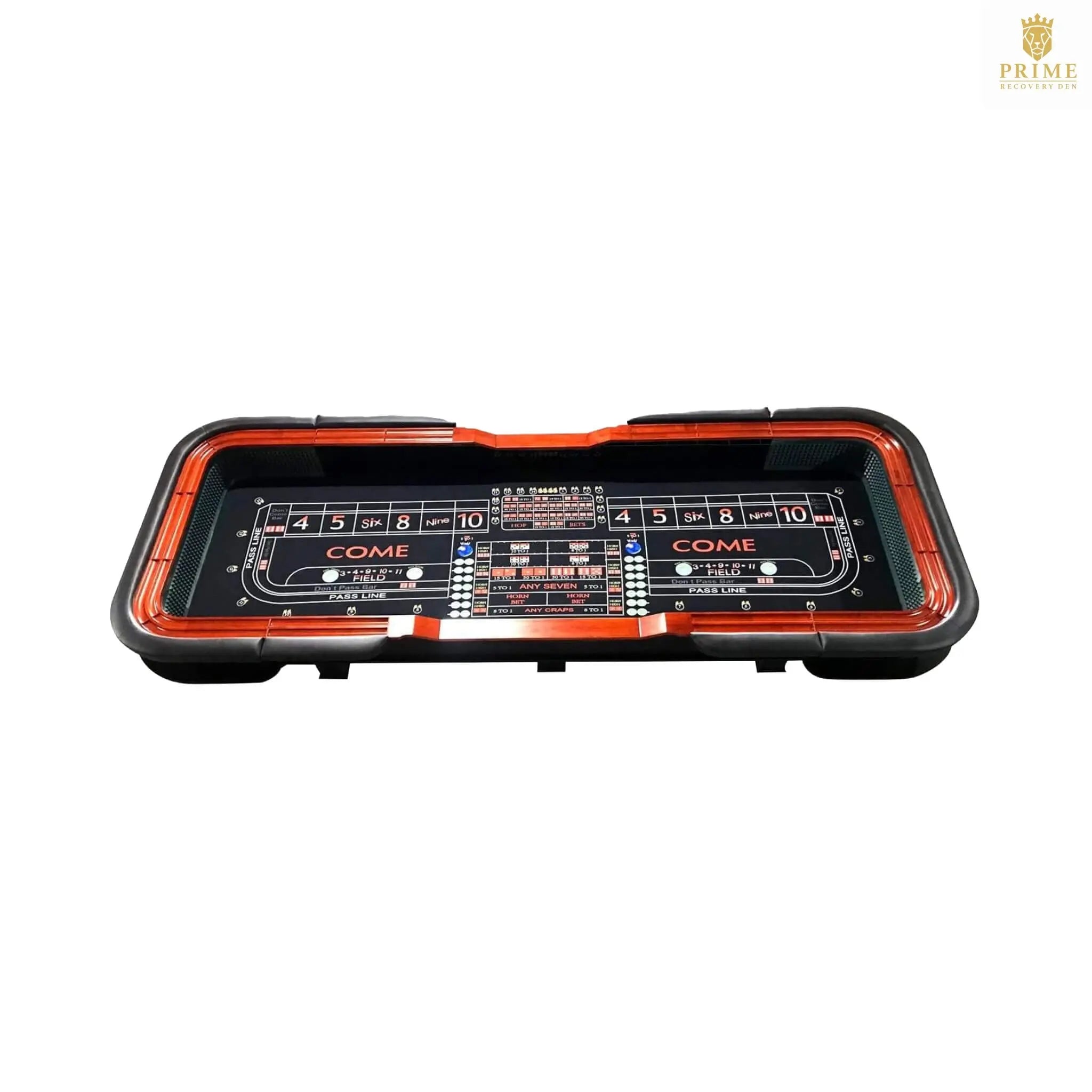 12FT Casino Style Craps Table With Full Drink Rail And Cushion Rim Cover (SAK35098) SAKSBY WHOLESALE