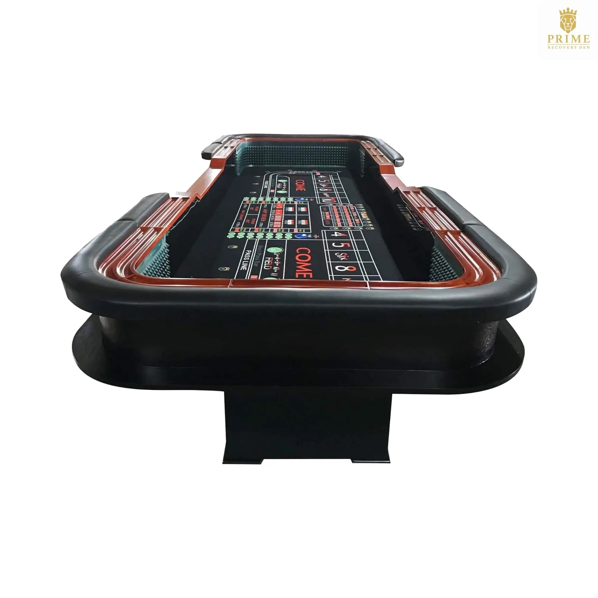 12FT Casino Style Craps Table With Full Drink Rail And Cushion Rim Cover (SAK35098) SAKSBY WHOLESALE