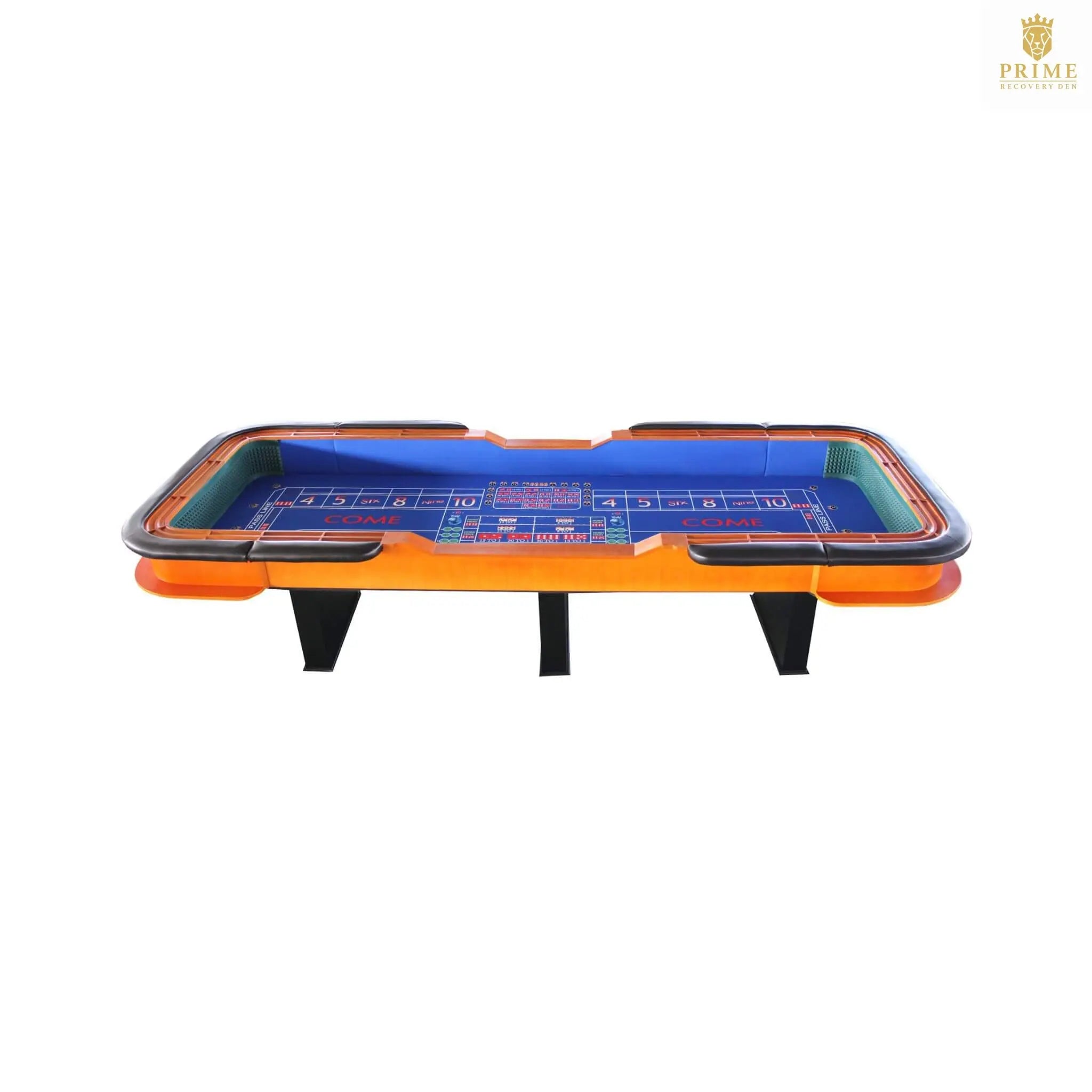 12FT Deluxe Casino Craps Game Table With Full Drink Rail (SAK68021) SAKSBY WHOLESALE