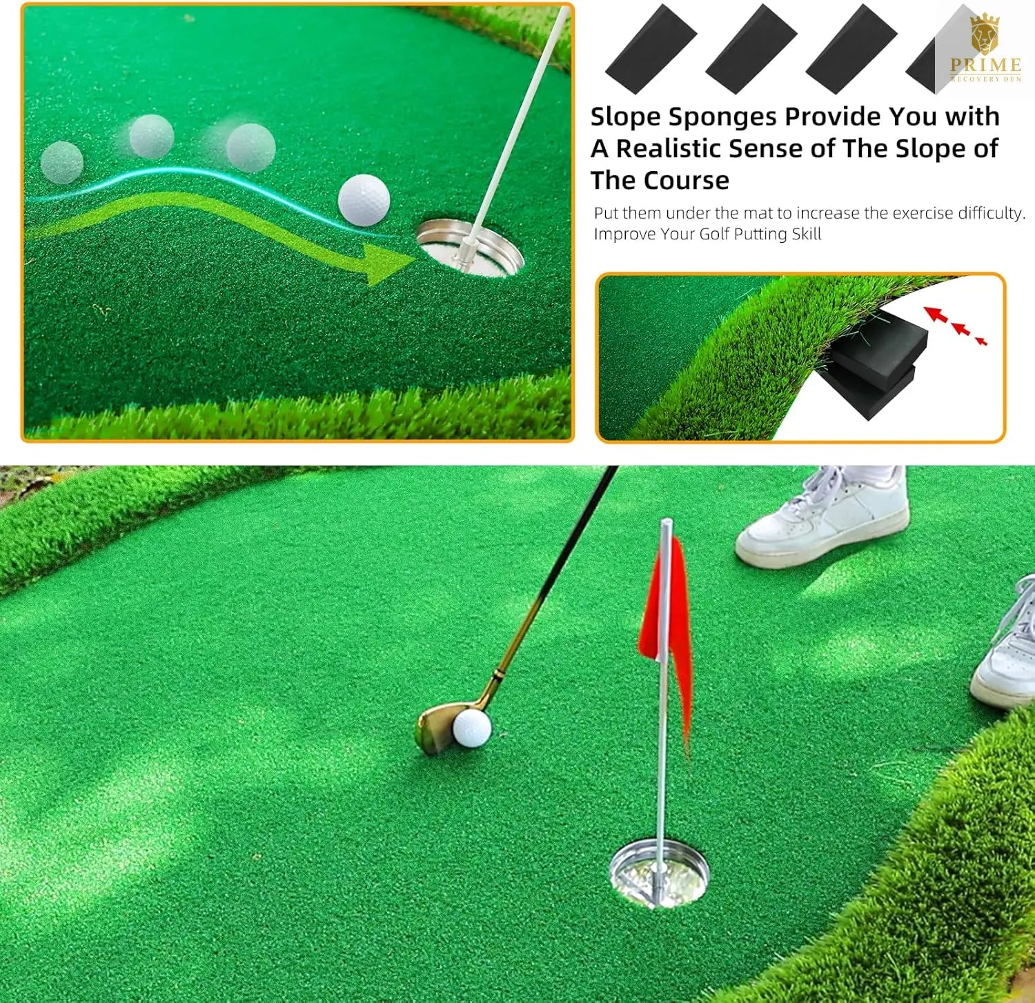 GreenDrive Golf Combo – Hitting Cage & Putting Green Bundle