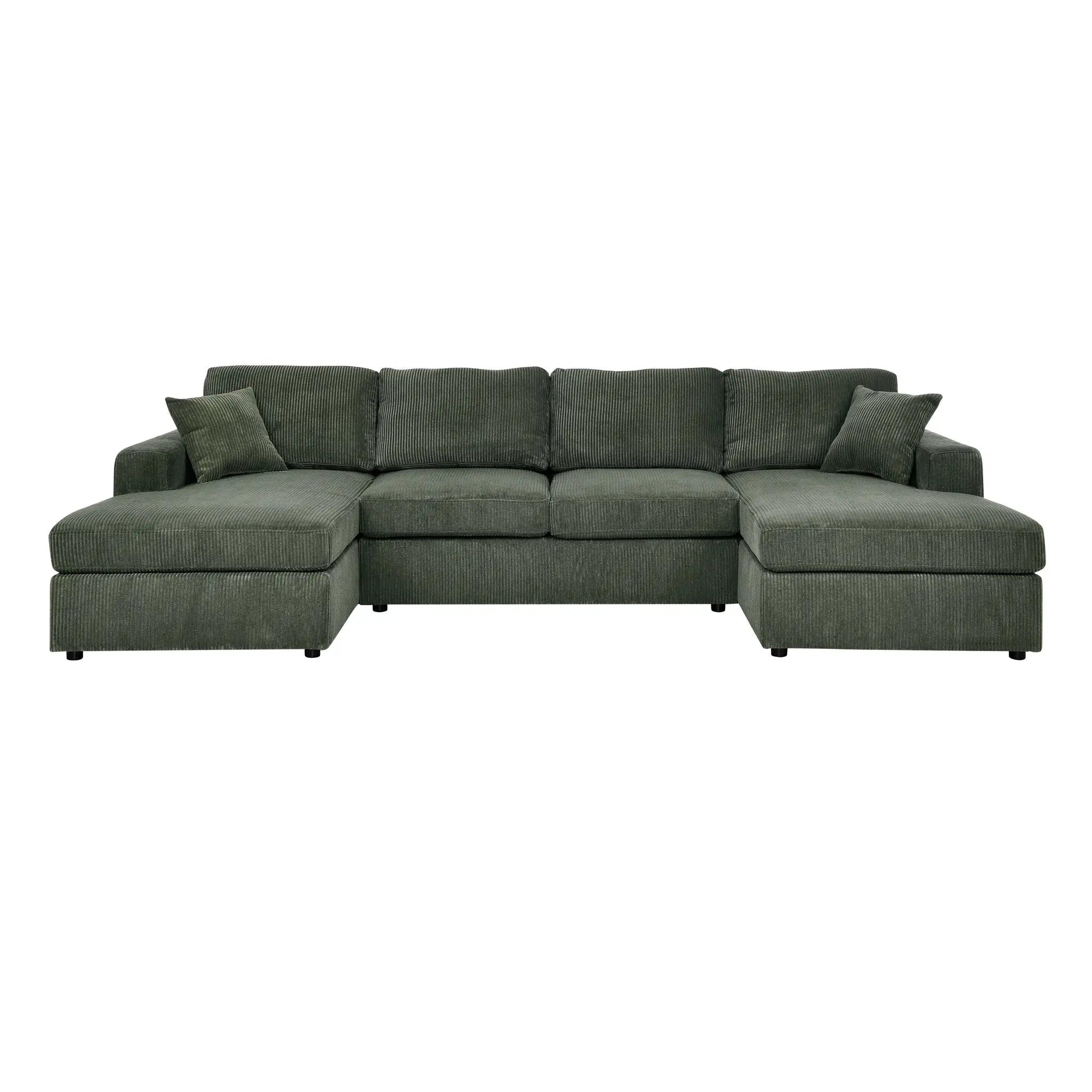 3 Piece Double Chaise Sectional Sofa Unique Piece Furniture