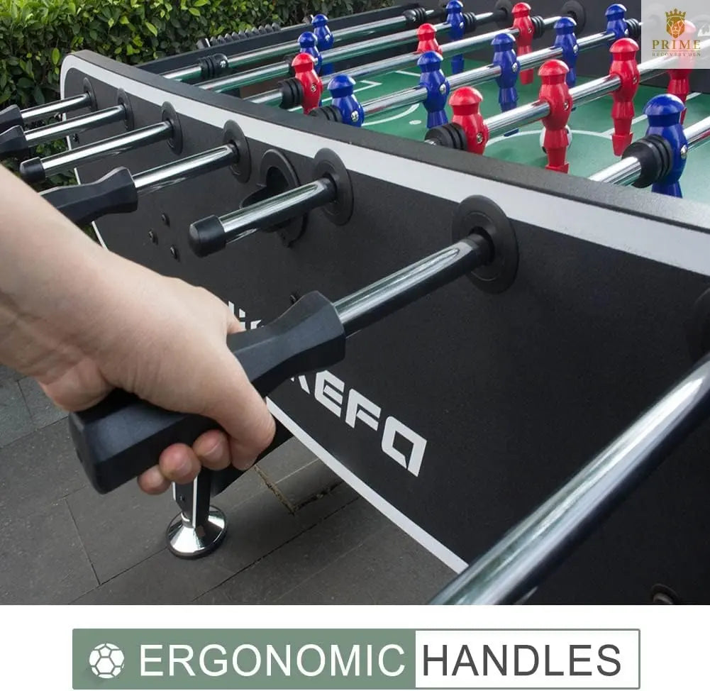 Competition Foosball Table – 56" Adult Size, 2 Balls & Drink Holders