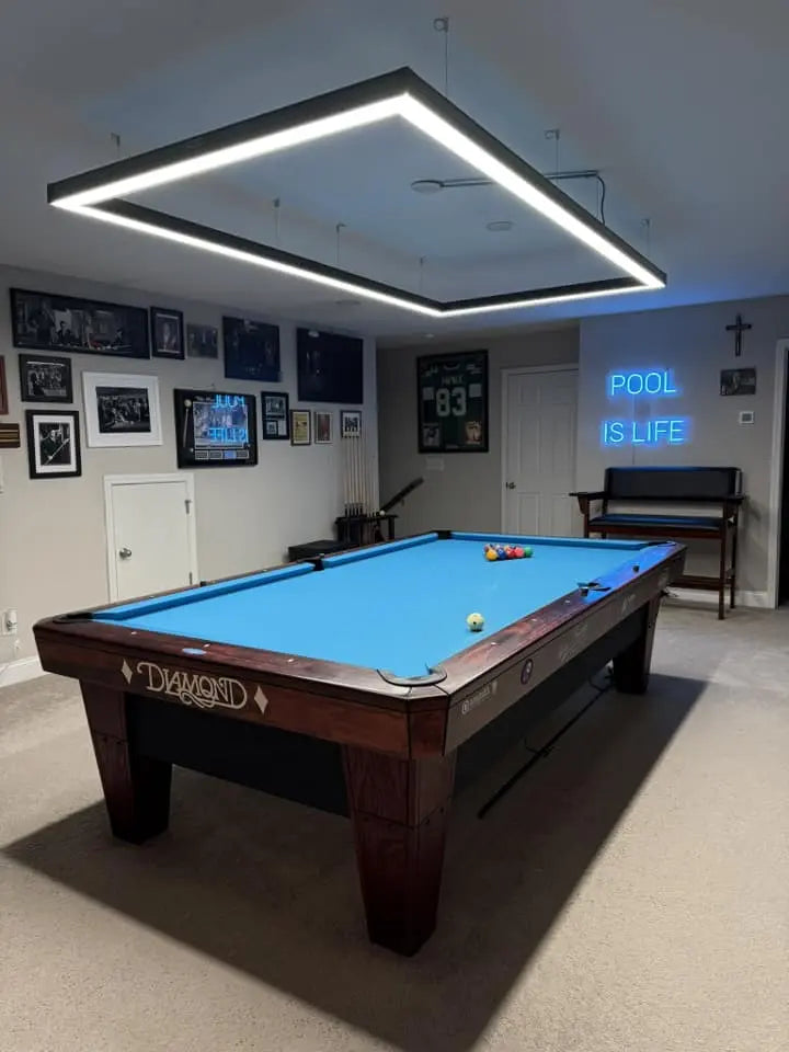 9FT Perimeter Billiard® LED Pool Table Light Perimeter Billiard Lights