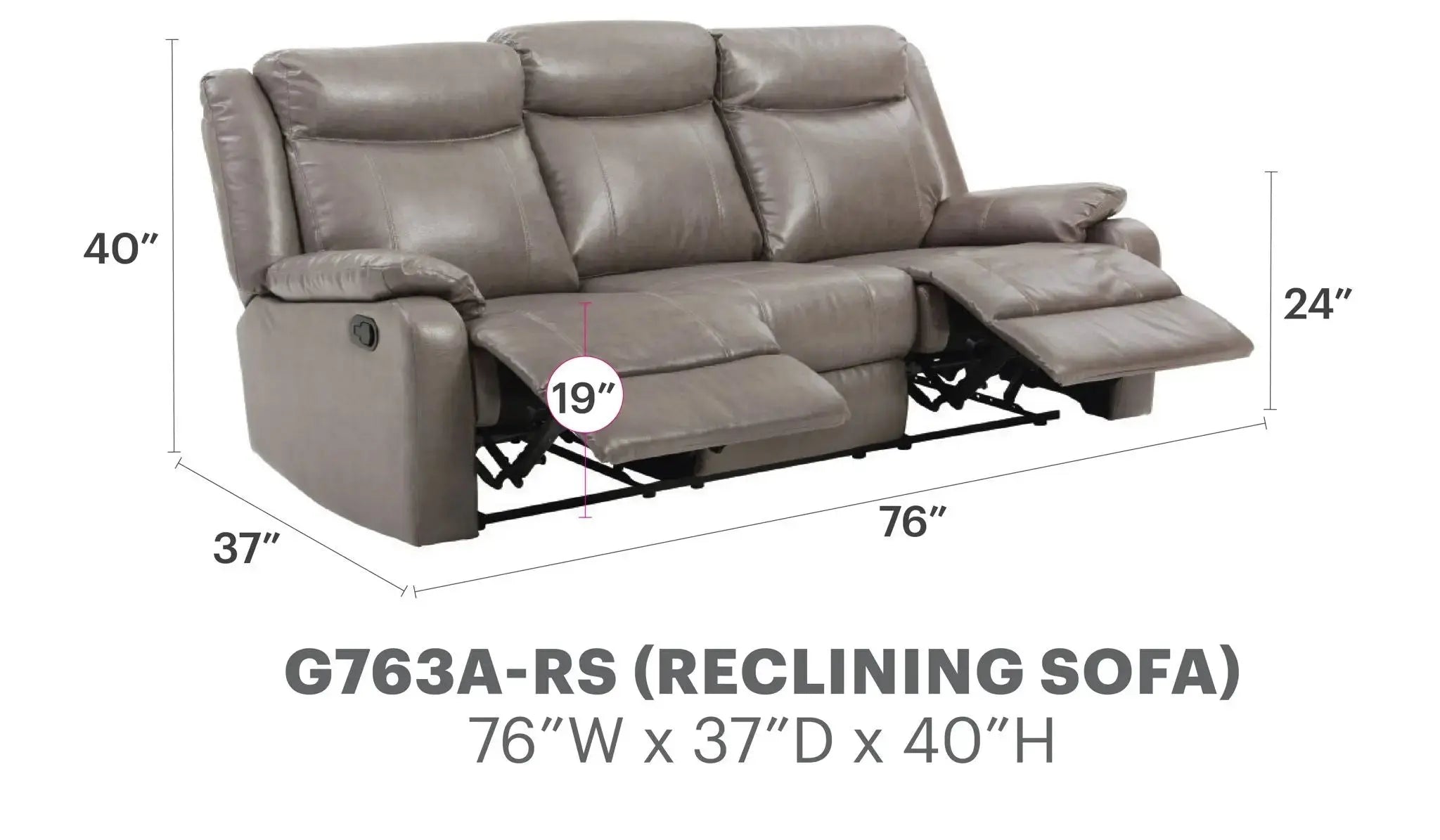Contemporary Three Seater Sofa Unique Piece Furniture