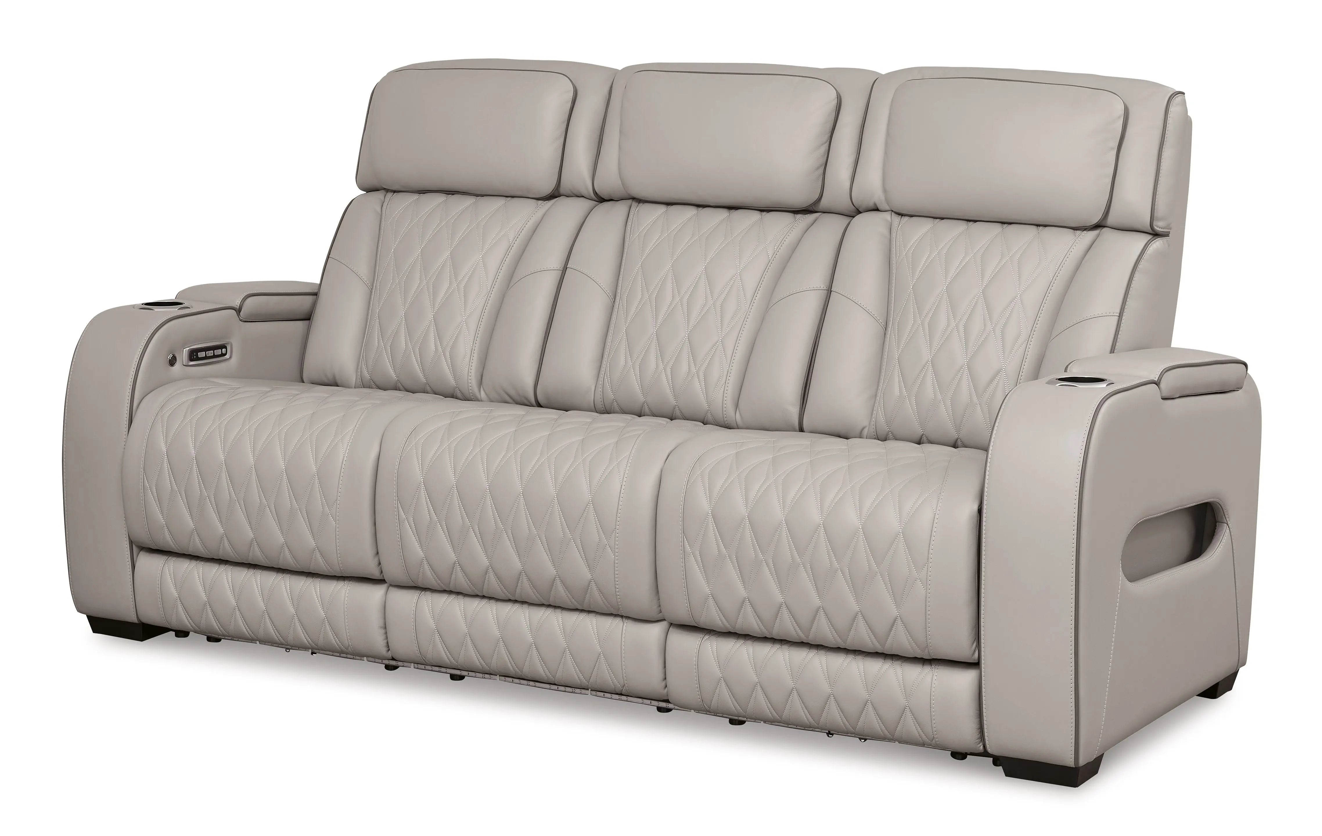 Boyington - Power Reclining Sofa With Adj Headrest Unique Piece Furniture