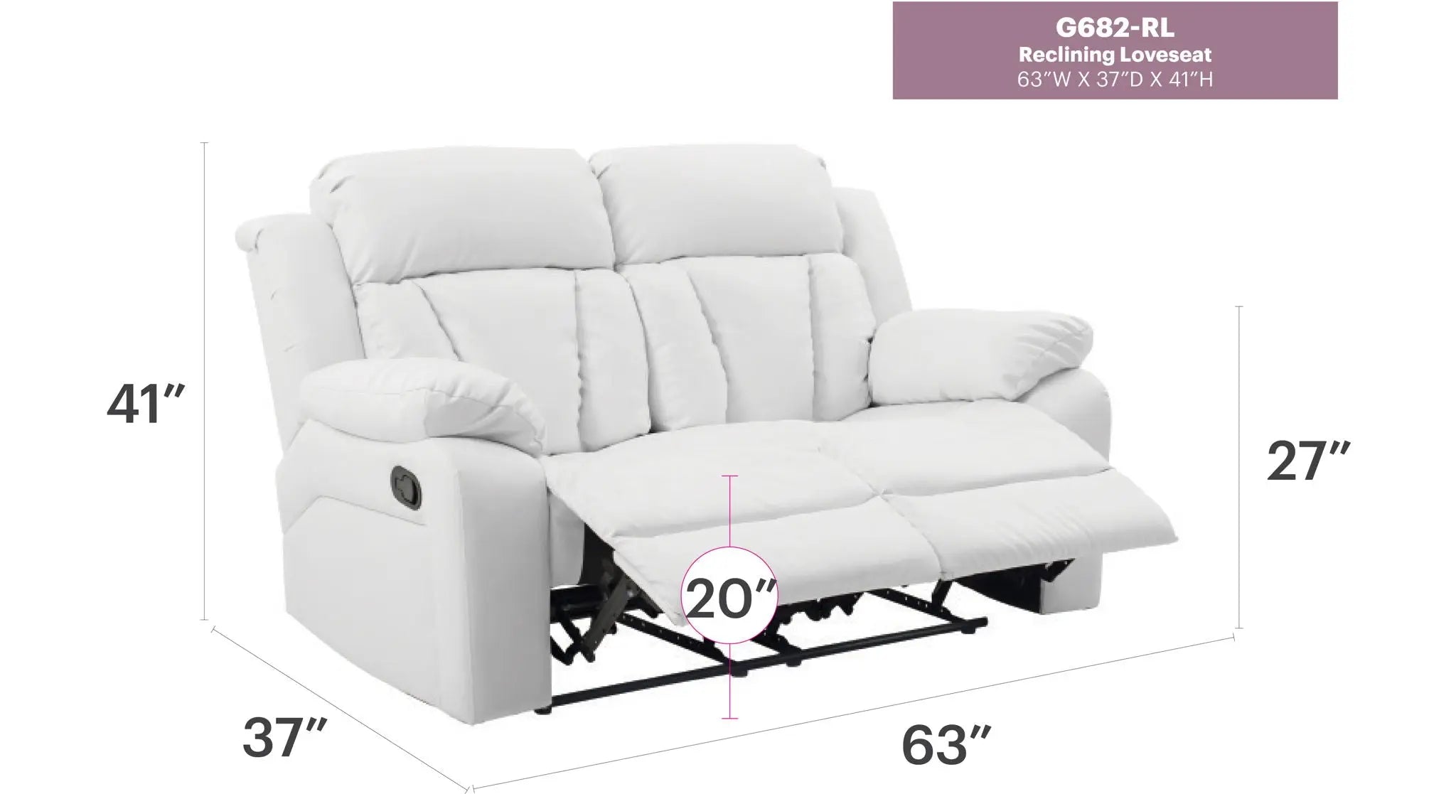 Daria - Cozy Padded Love Seat For Relaxation HouseOfZazla