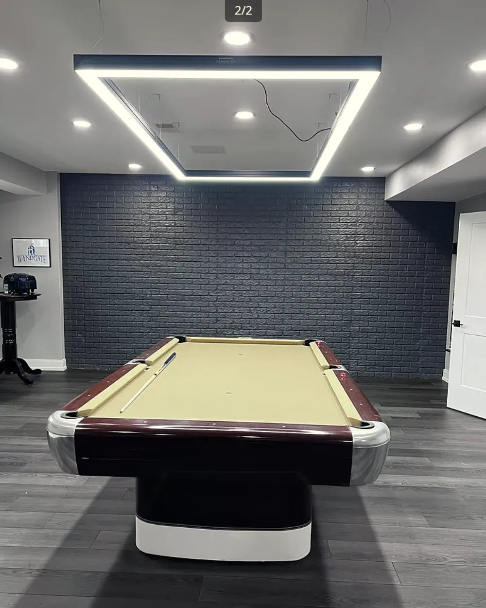 8FT Perimeter Billiard® LED Pool Table Light Perimeter Billiard Lights