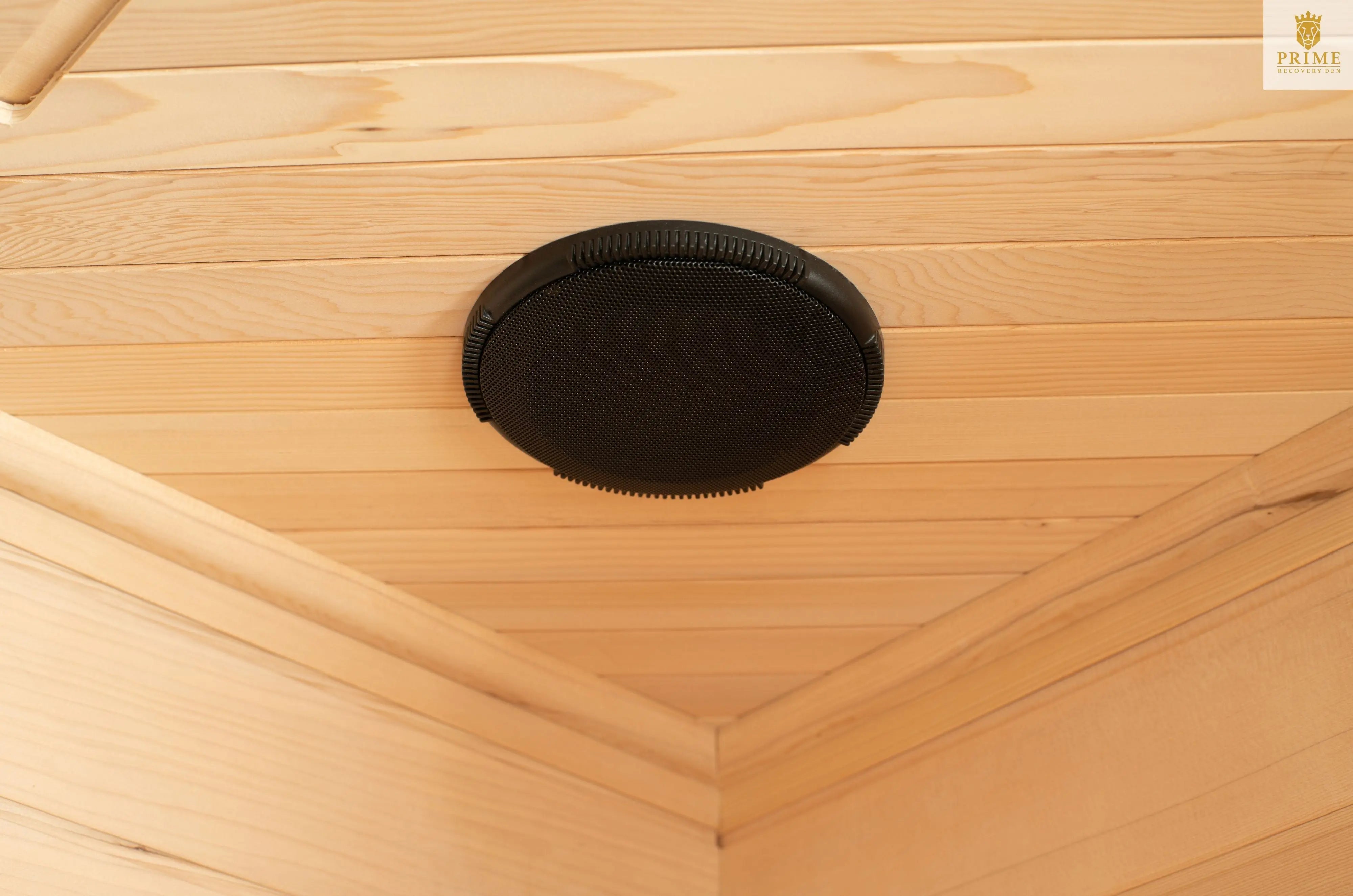 Blisspod, Vienna, Corner Spacious Far Infrared Sauna Canadian Hemlock Ultra Low EMF, 12 Heaters, 4-5 Persons