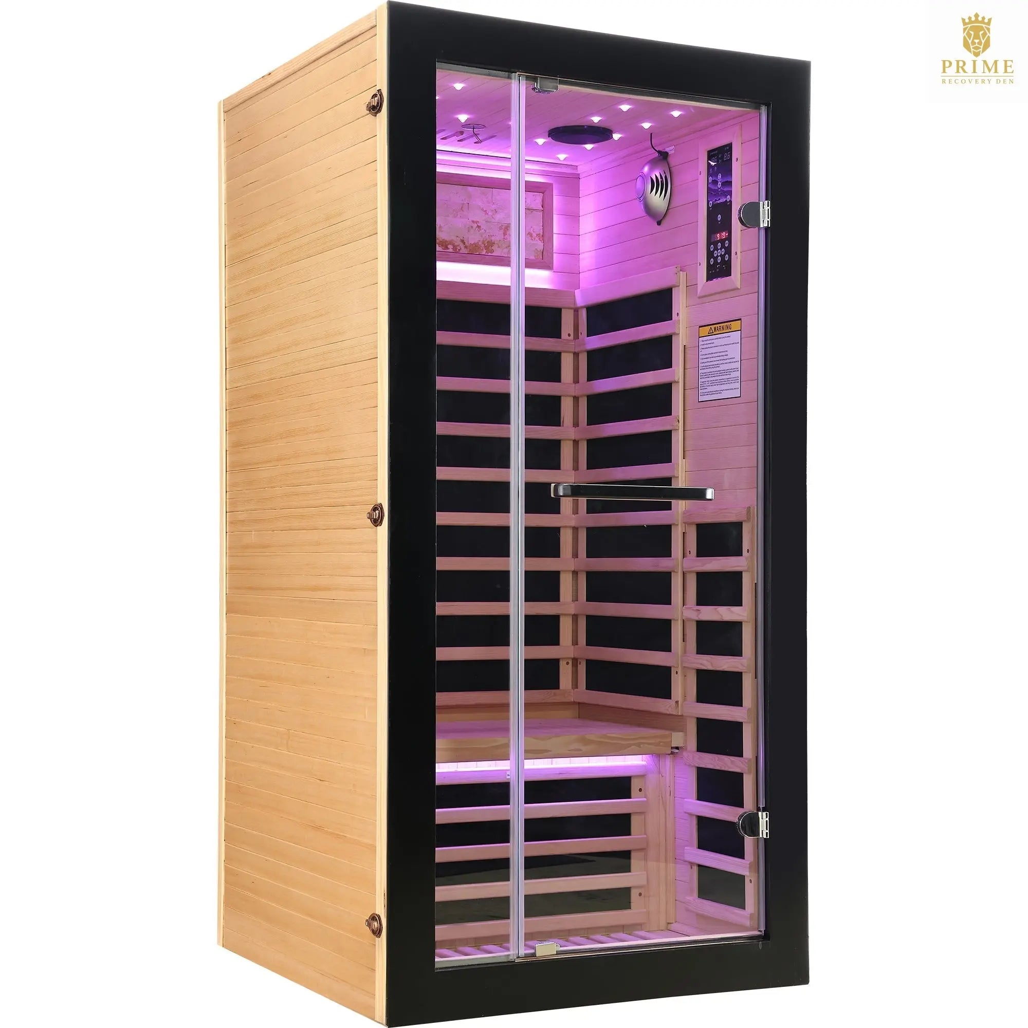 Single-person starlight ceiling lighting sauna