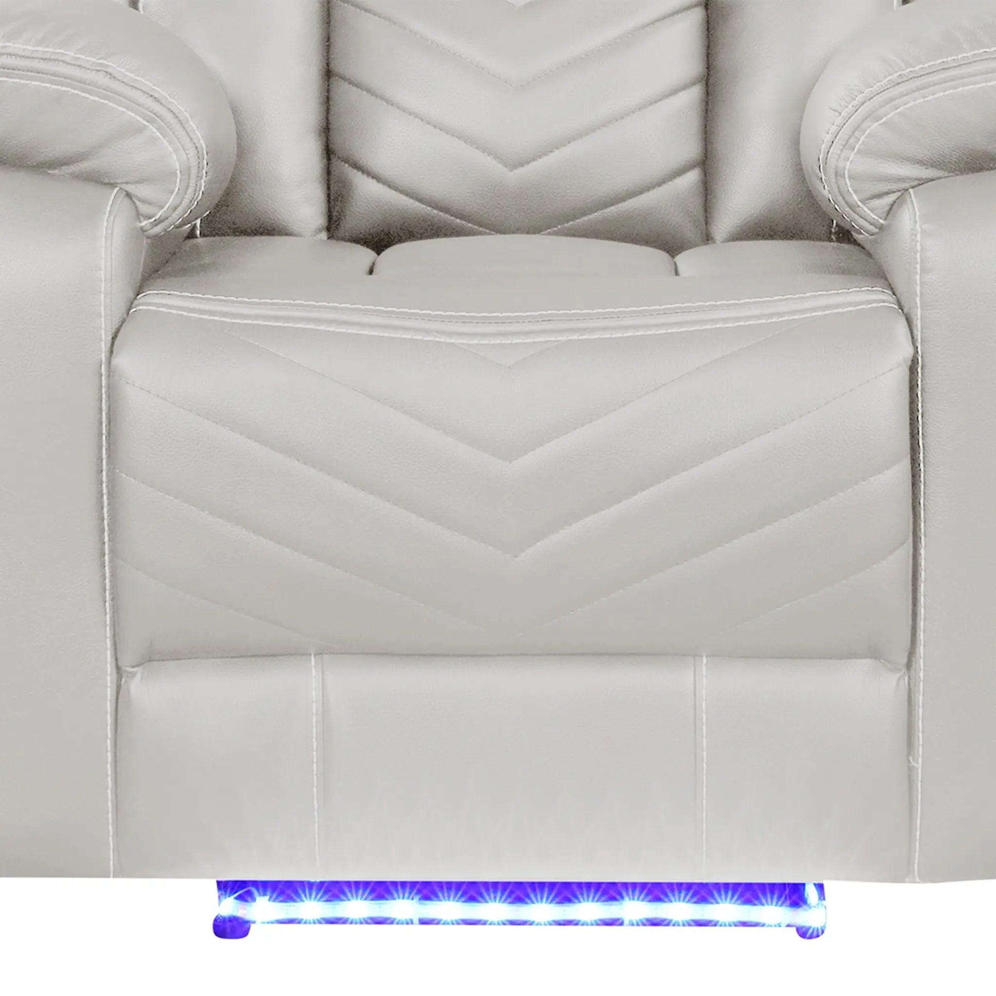 Challenger - LED Power Recliner Chair Unique Piece Furniture