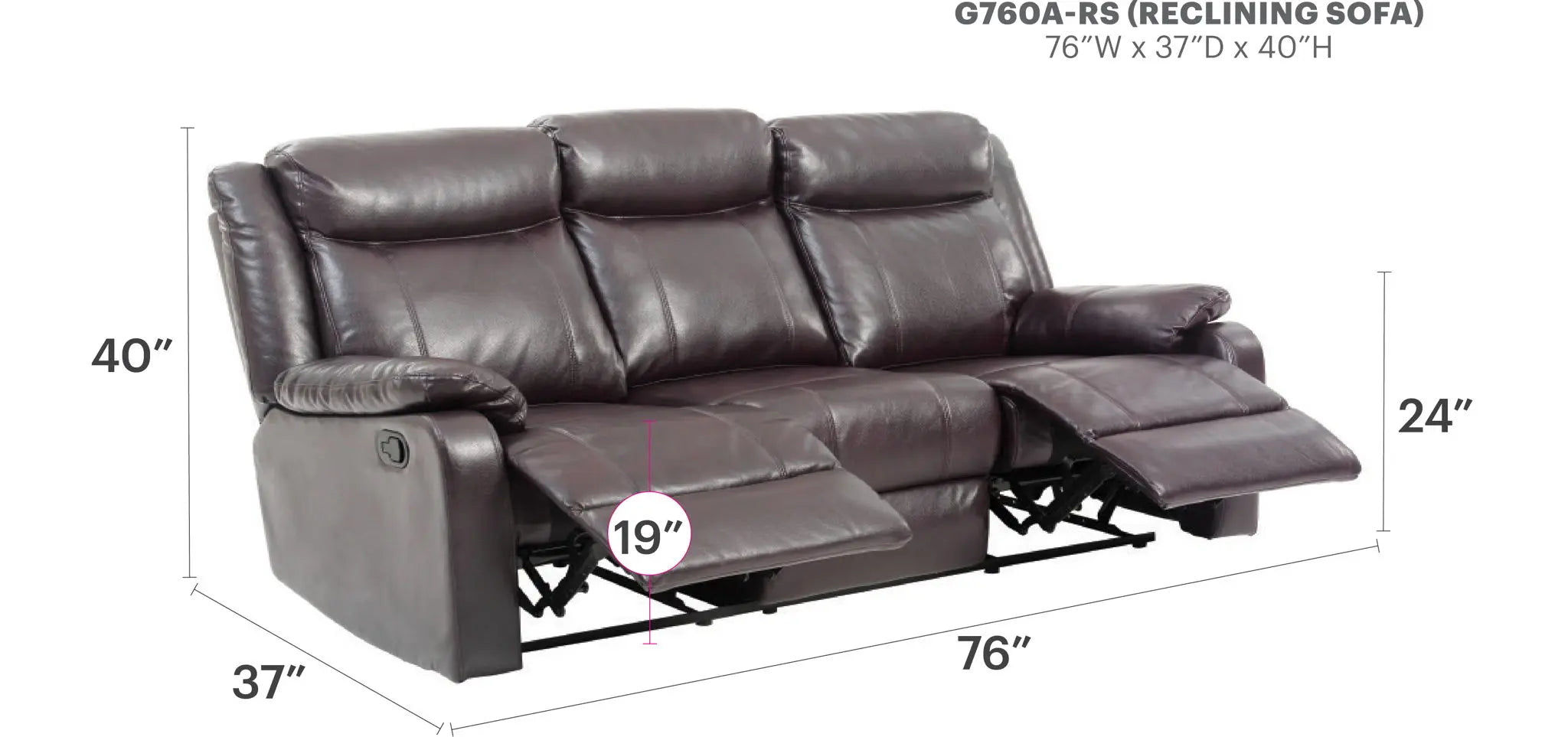 Contemporary Three Seater Sofa Unique Piece Furniture
