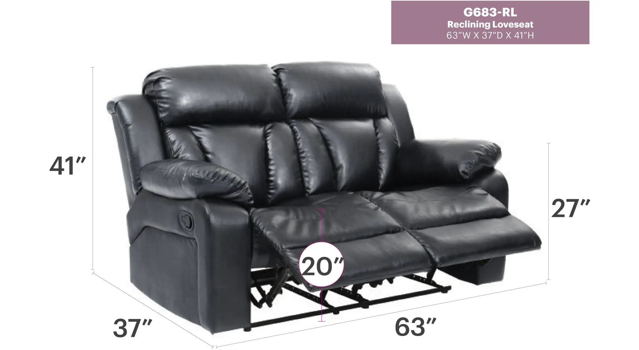 Daria - Cozy Padded Love Seat For Relaxation HouseOfZazla