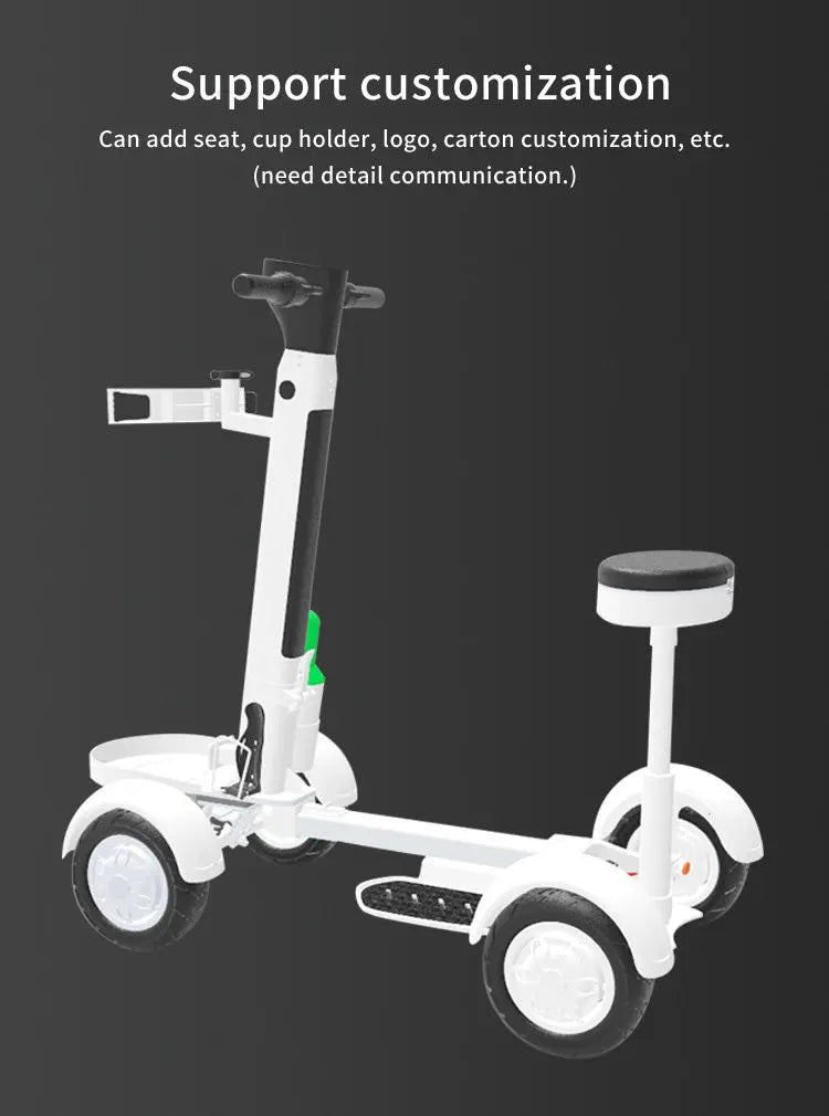 Four Wheel Electric Golf Folding Scooter - Prime Recovery Den