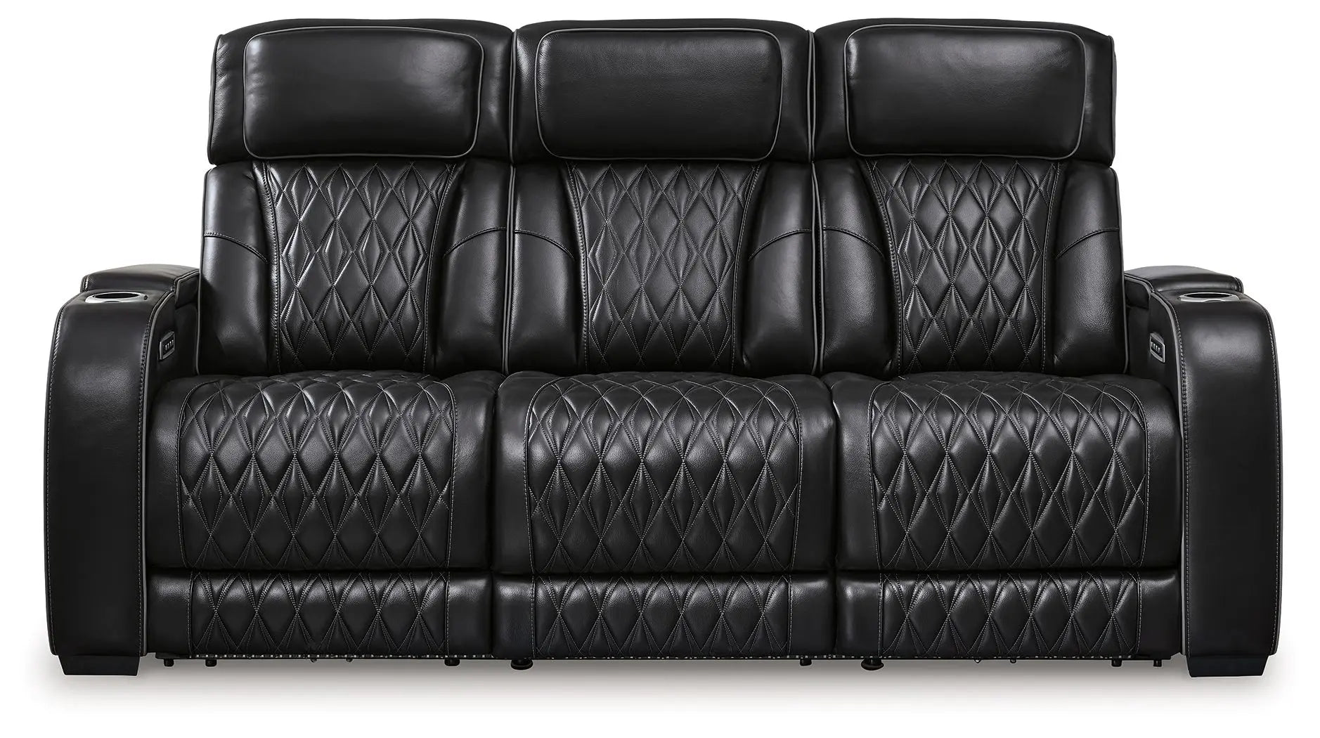 Boyington - Power Reclining Sofa With Adj Headrest Unique Piece Furniture