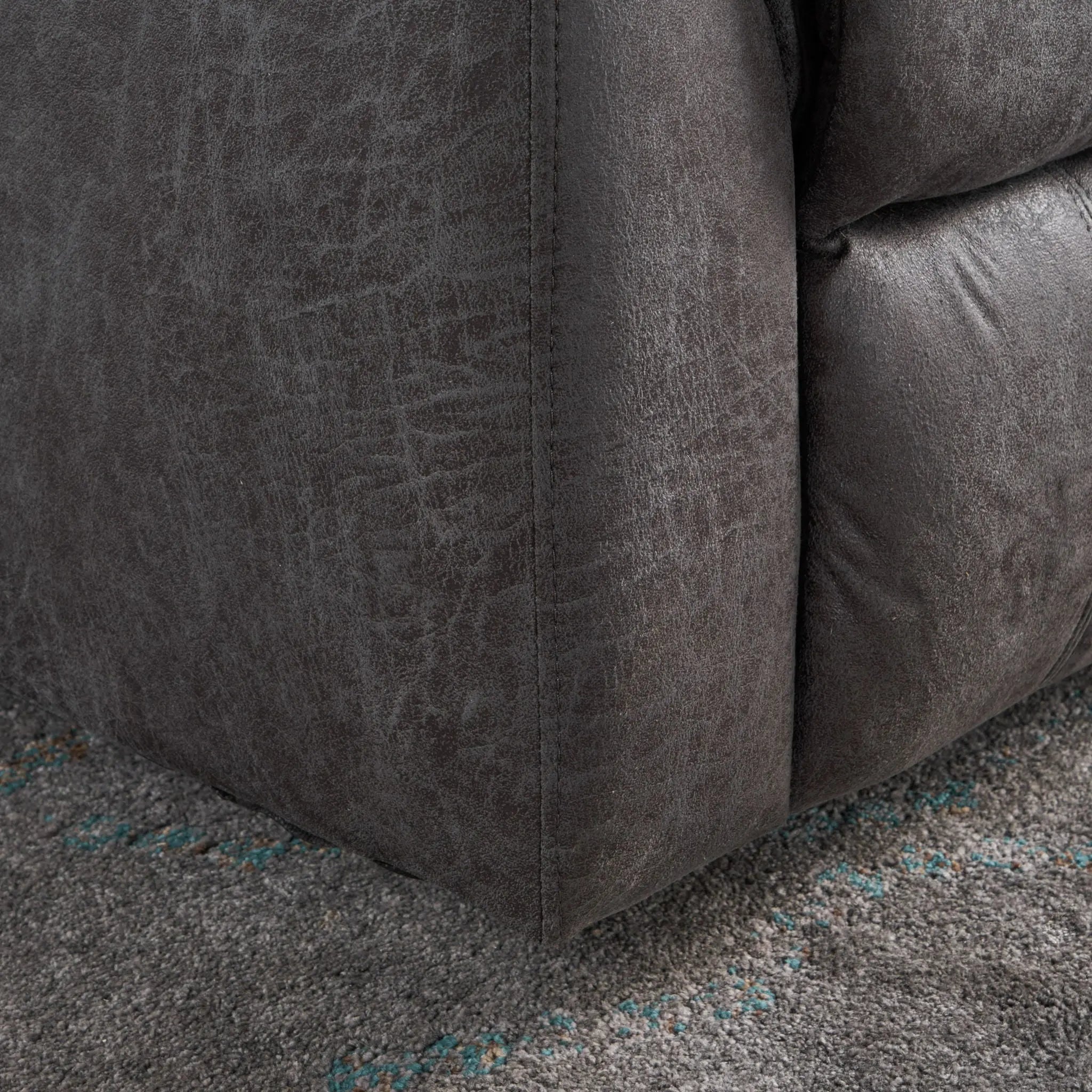 Contemporary Glider Recliner With Swivel Function Unique Piece Furniture