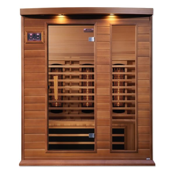 Maxxus 3-Person Full Spectrum Infrared Sauna with Canadian Red Cedar