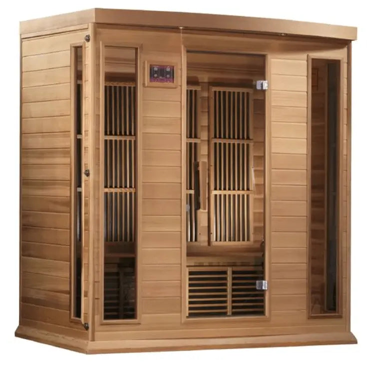 Maxxus "Chaumont Edition" 4-Person Near Zero EMF FAR Infrared Sauna with Canadian Red Cedar The Sauna Solution LLC