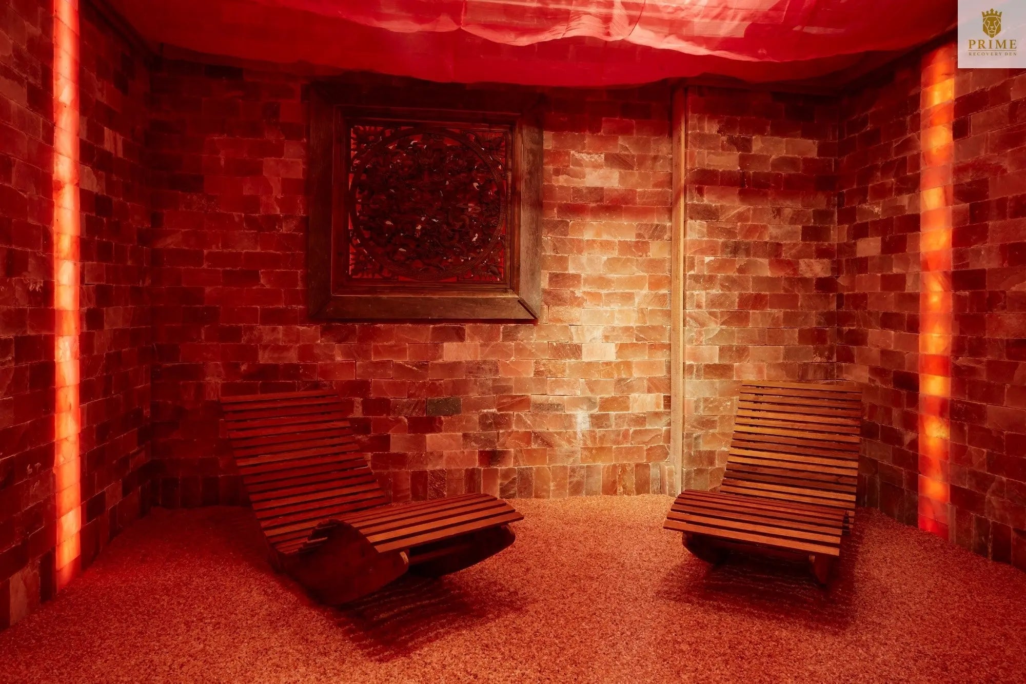 Himalayan Salt Room 16' x 16' Surface Area - 256 Sq feet Black Tai Salt Co.