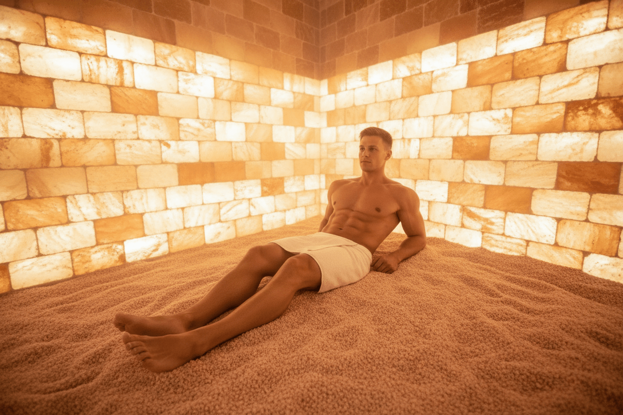 Himalayan Salt Room 8' x 8' Surface Area - 64 Sq feet Black Tai Salt Co.