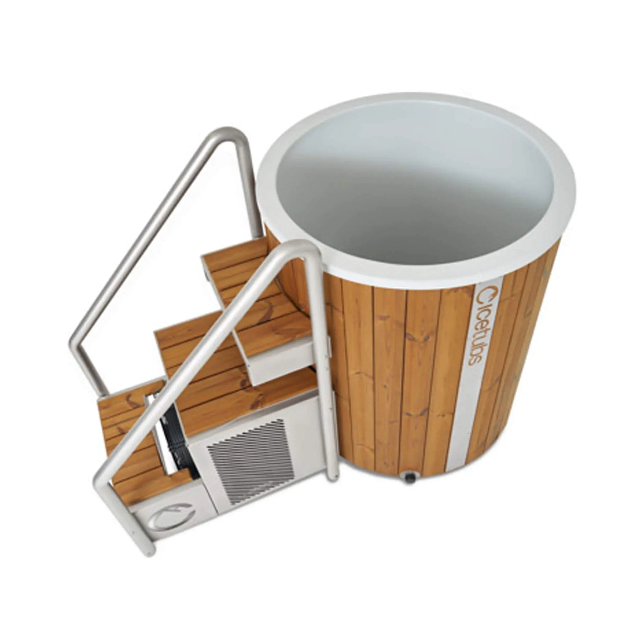 Icetubs IceBarrel XL Thermowood And Fiberglass Cold Plunge Immersion Tub (SAK35418) SAKSBY WHOLESALE