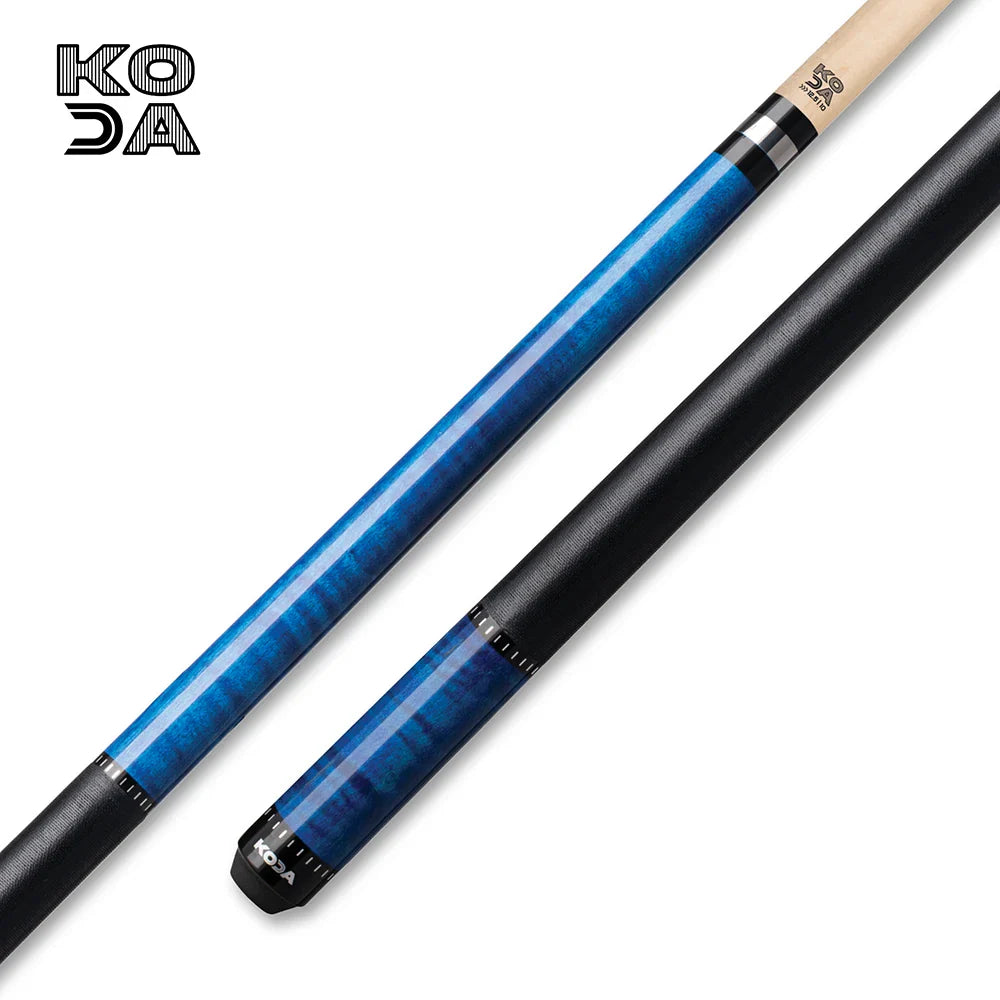 KODA Curly Maple Cue Stick with Irish Linen Wrap and Maple Shaft