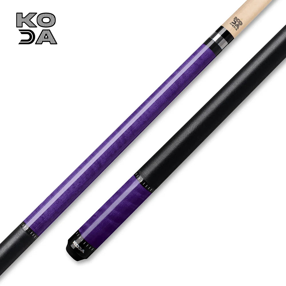KODA Curly Maple Cue Stick with Irish Linen Wrap and Maple Shaft