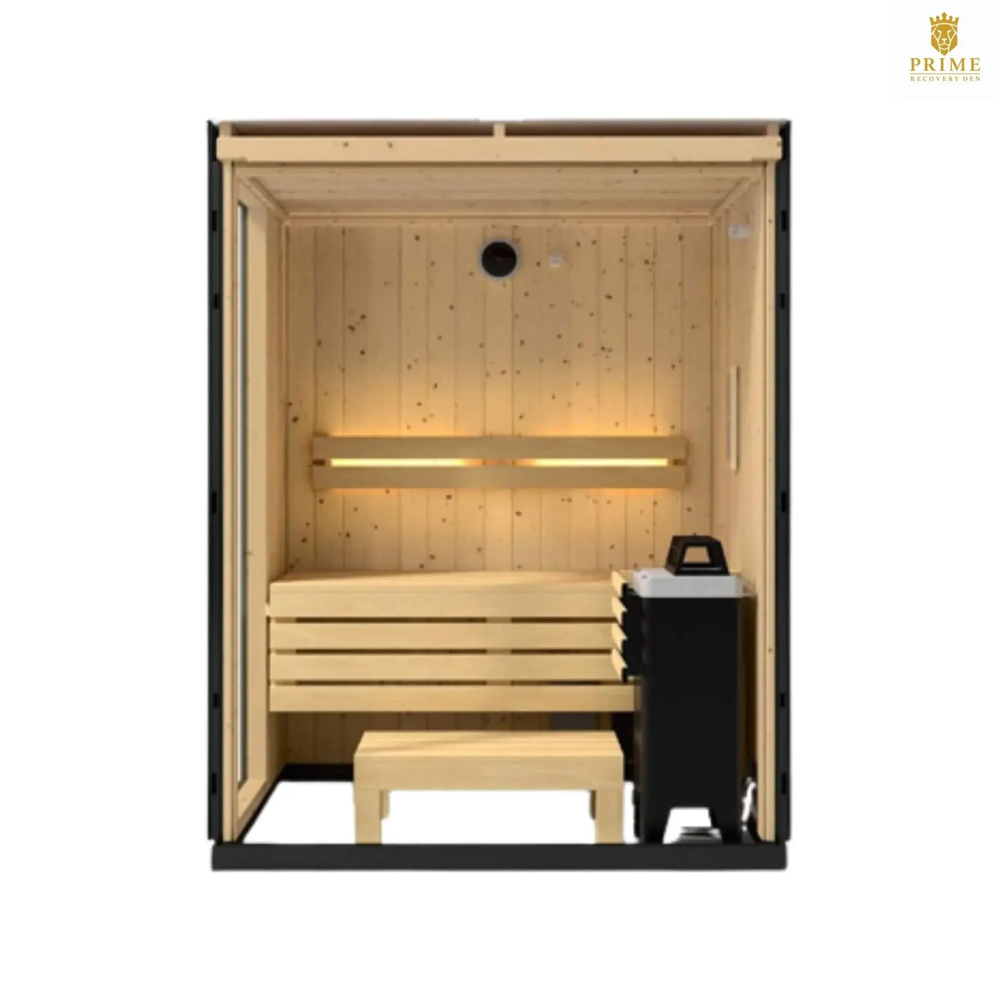 Kohler C1 Indoor Graphite Gray Freestanding Alcove Design Sauna Kit (SAK93182) SAKSBY WHOLESALE