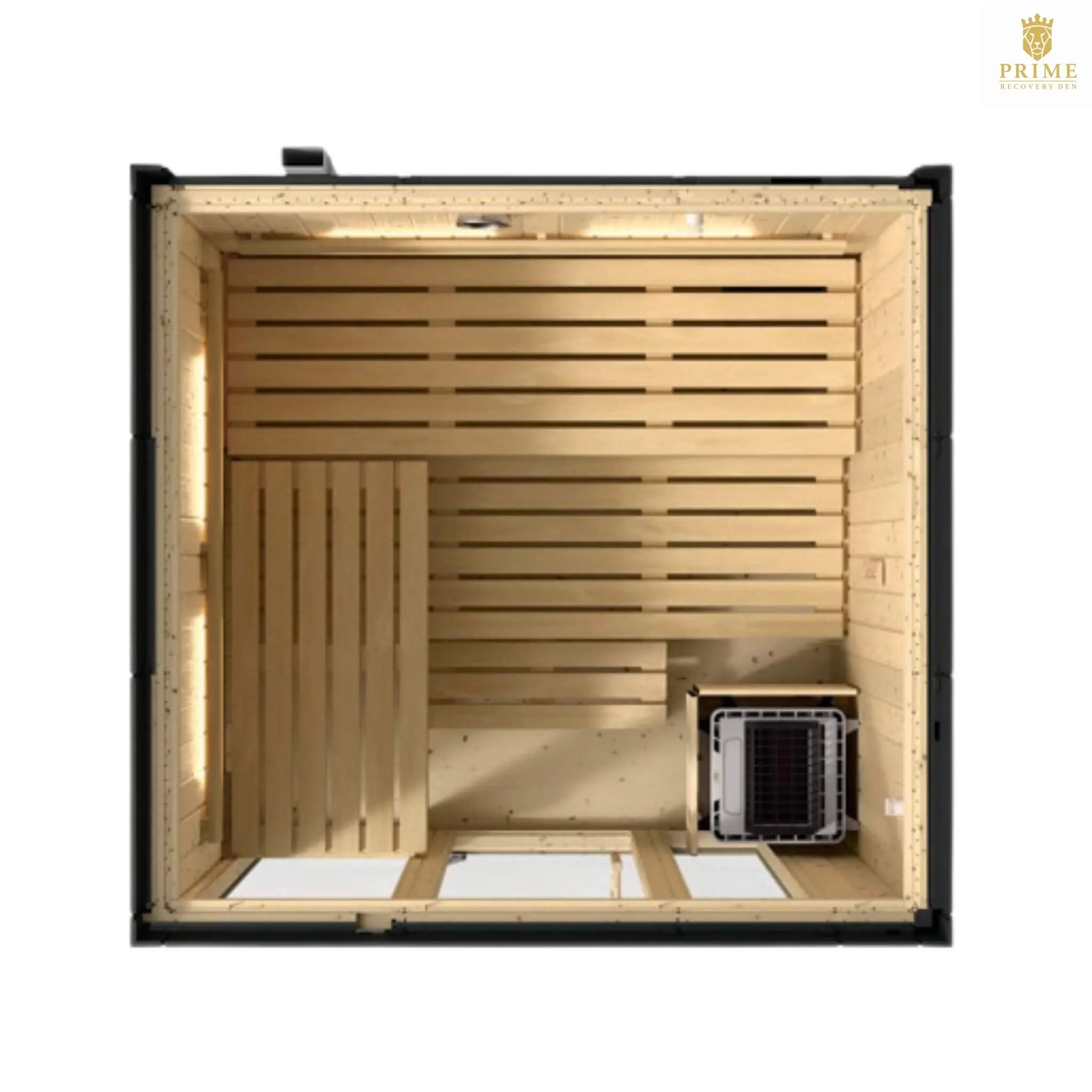 Kohler C1 Indoor Graphite Gray Freestanding Alcove Design Sauna Kit (SAK93182) SAKSBY WHOLESALE