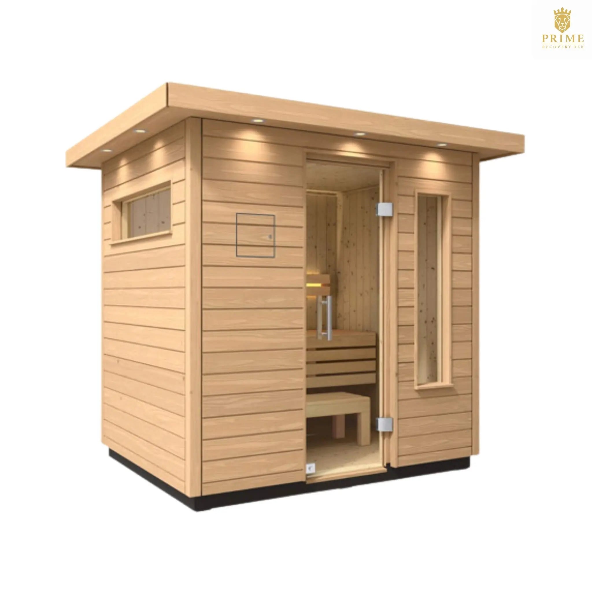 Kohler C2 Outdoor Douglas Fir Scandinavian Spruce Sauna Kit (SAK25973) SAKSBY WHOLESALE