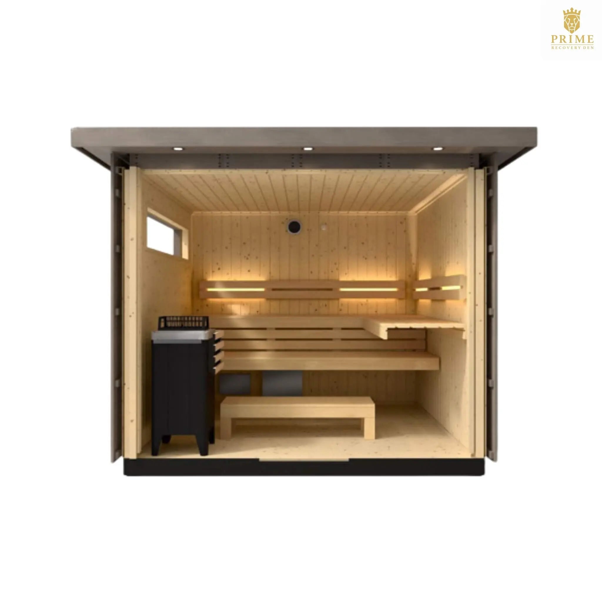 Kohler C2 Outdoor Weathered Gray Spruce Sauna Kit (SAK39184) SAKSBY WHOLESALE