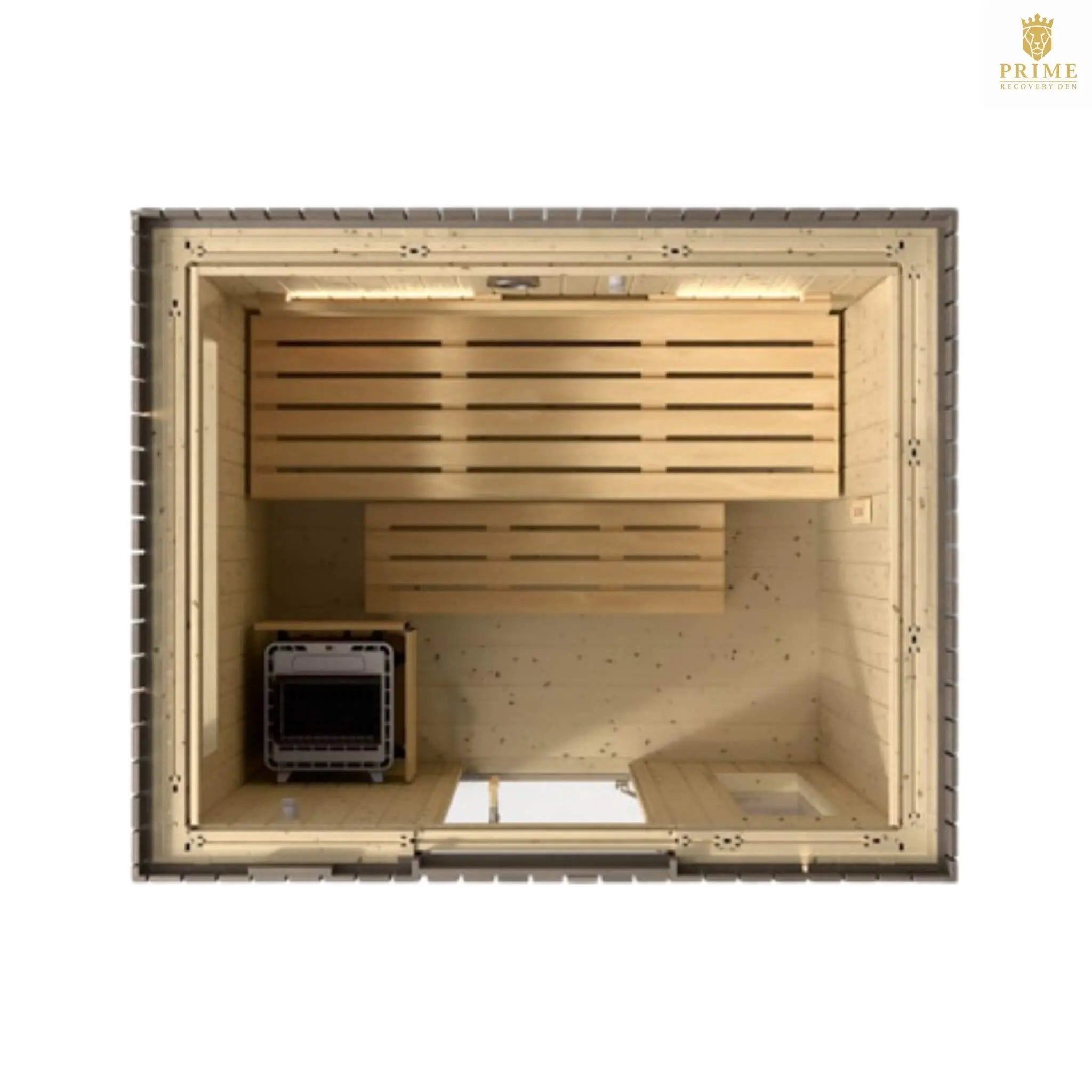 Kohler C2 Outdoor Weathered Gray Spruce Sauna Kit (SAK39184) SAKSBY WHOLESALE