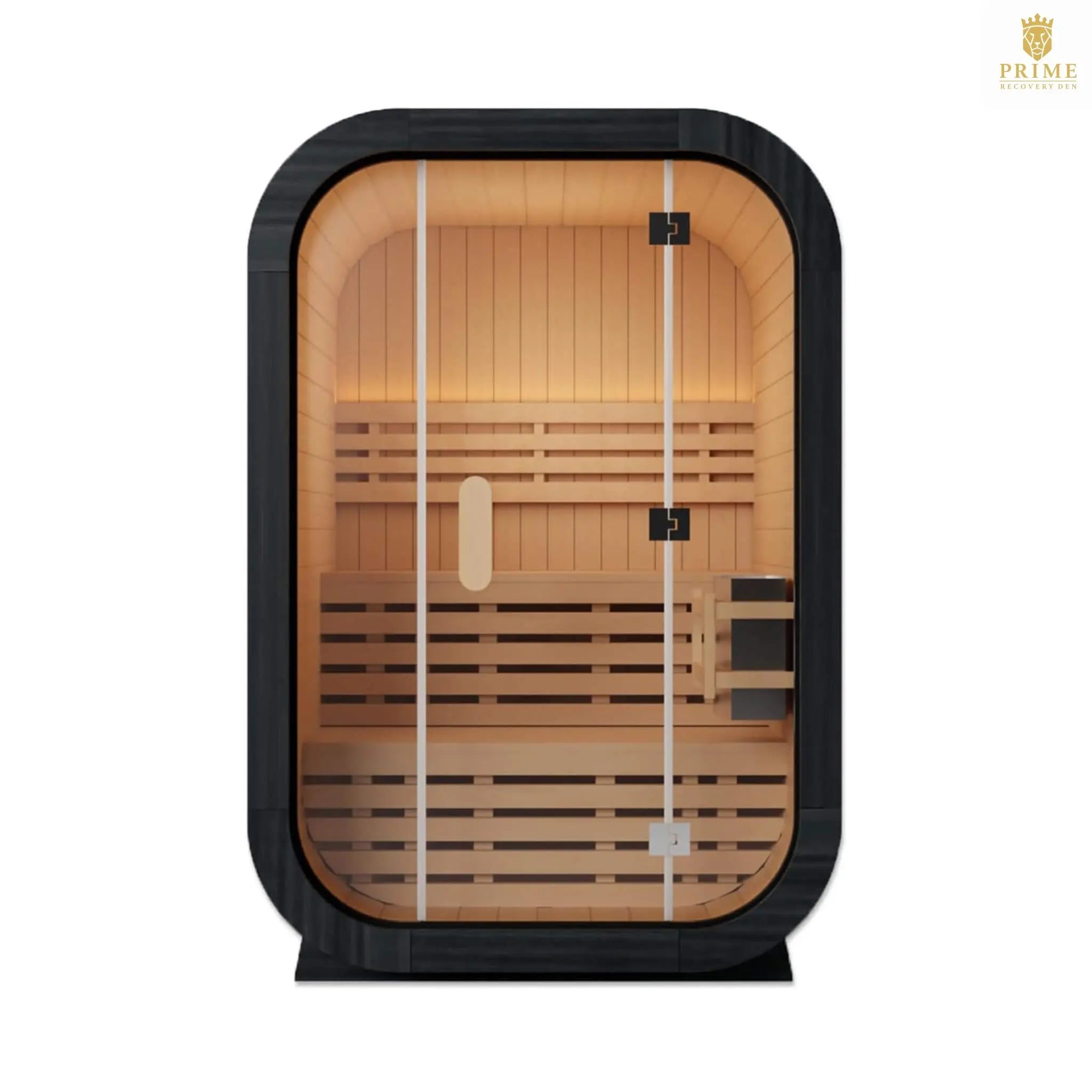 Thermora Lund Luxury 2-Person Outdoor Spruce Wood Cube Sauna Kit With 4.5KW Electric Stove (SAK74290) SAKSBY WHOLESALE