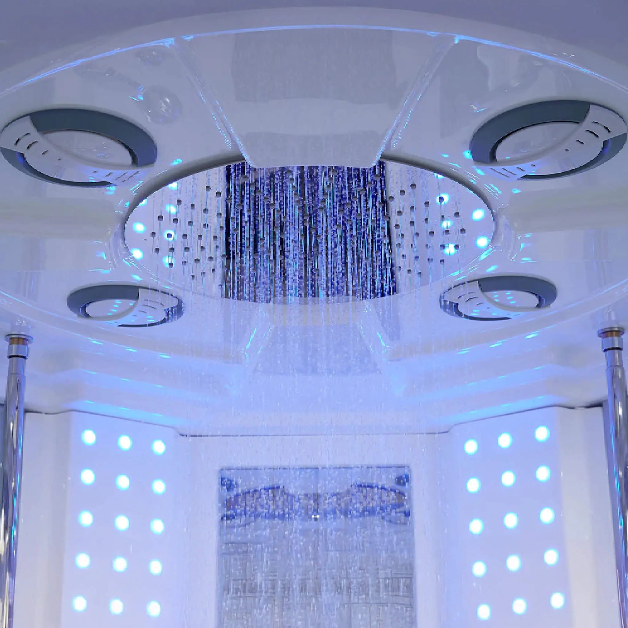 Maya Bath Platinum Superior Steam Shower With Foot Massager (SAK57392) SAKSBY WHOLESALE