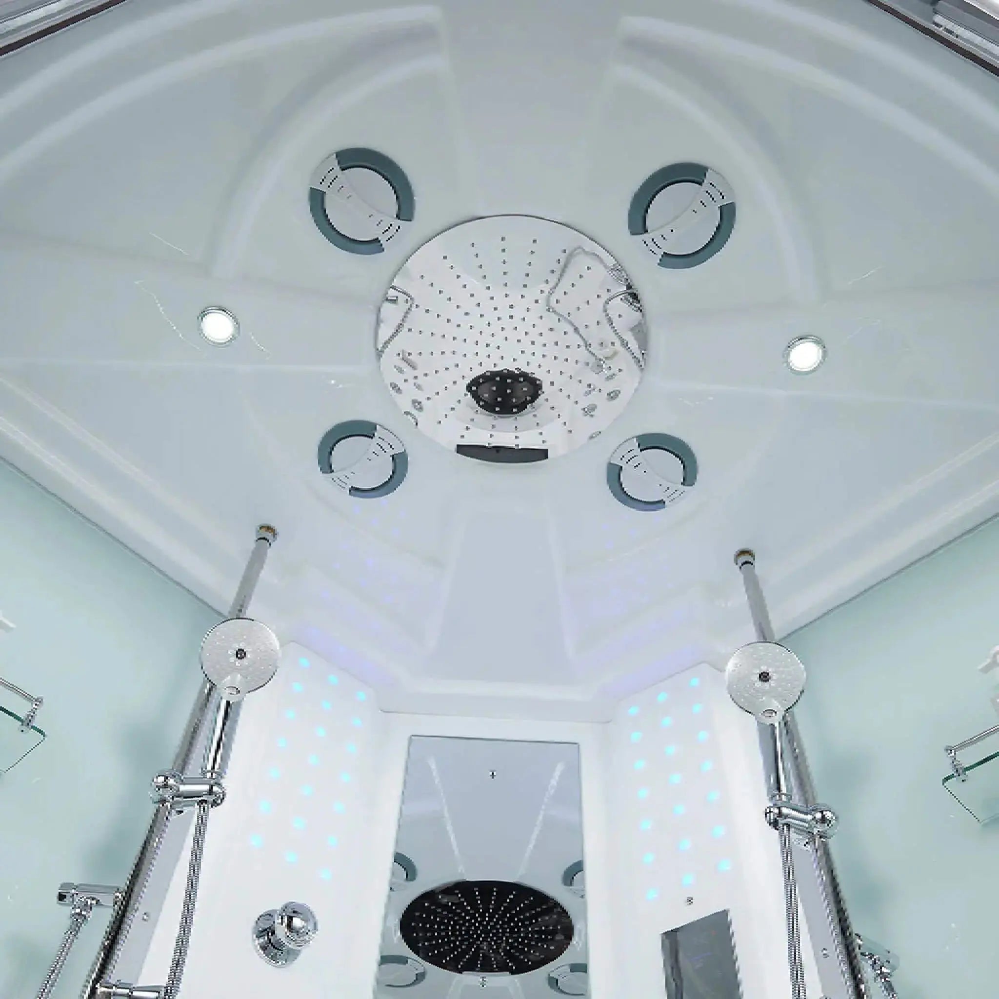 Maya Bath Platinum Superior Steam Shower With Foot Massager (SAK57392) SAKSBY WHOLESALE