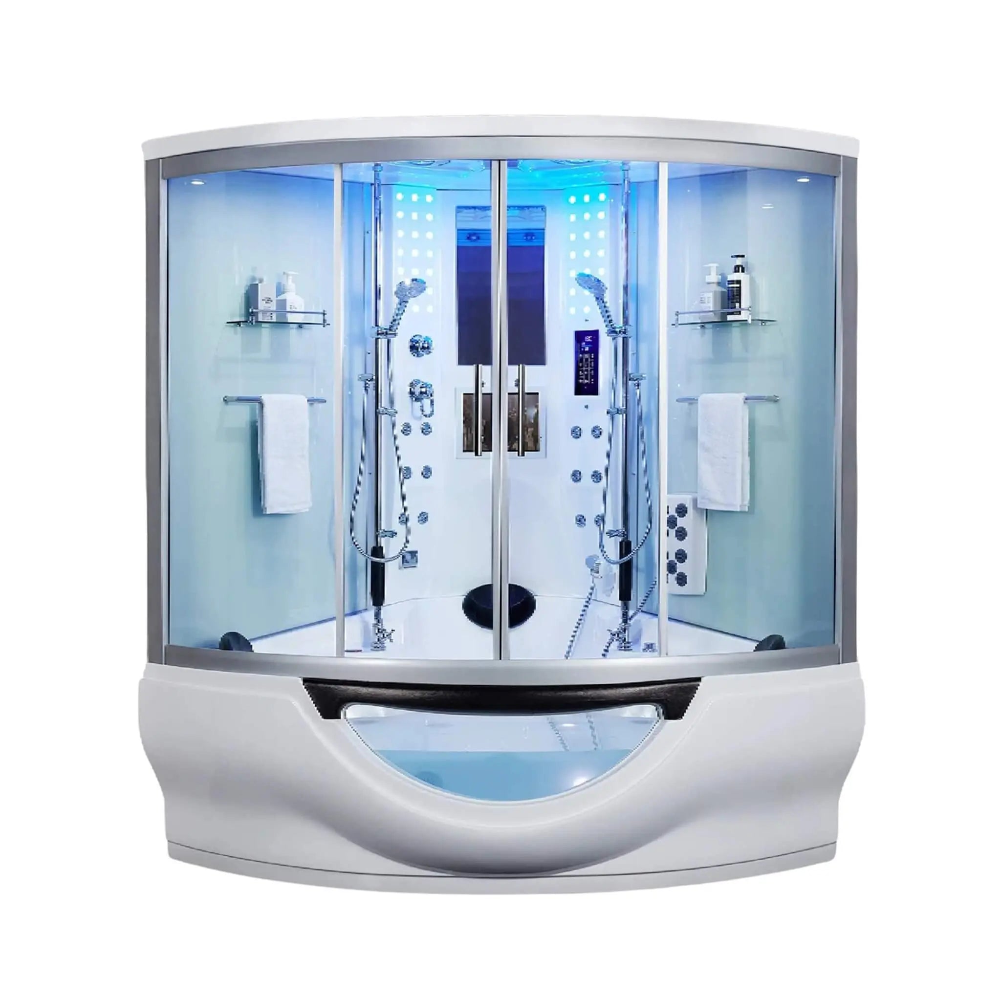 Maya Bath Platinum Superior Steam Shower With Foot Massager (SAK57392) SAKSBY WHOLESALE