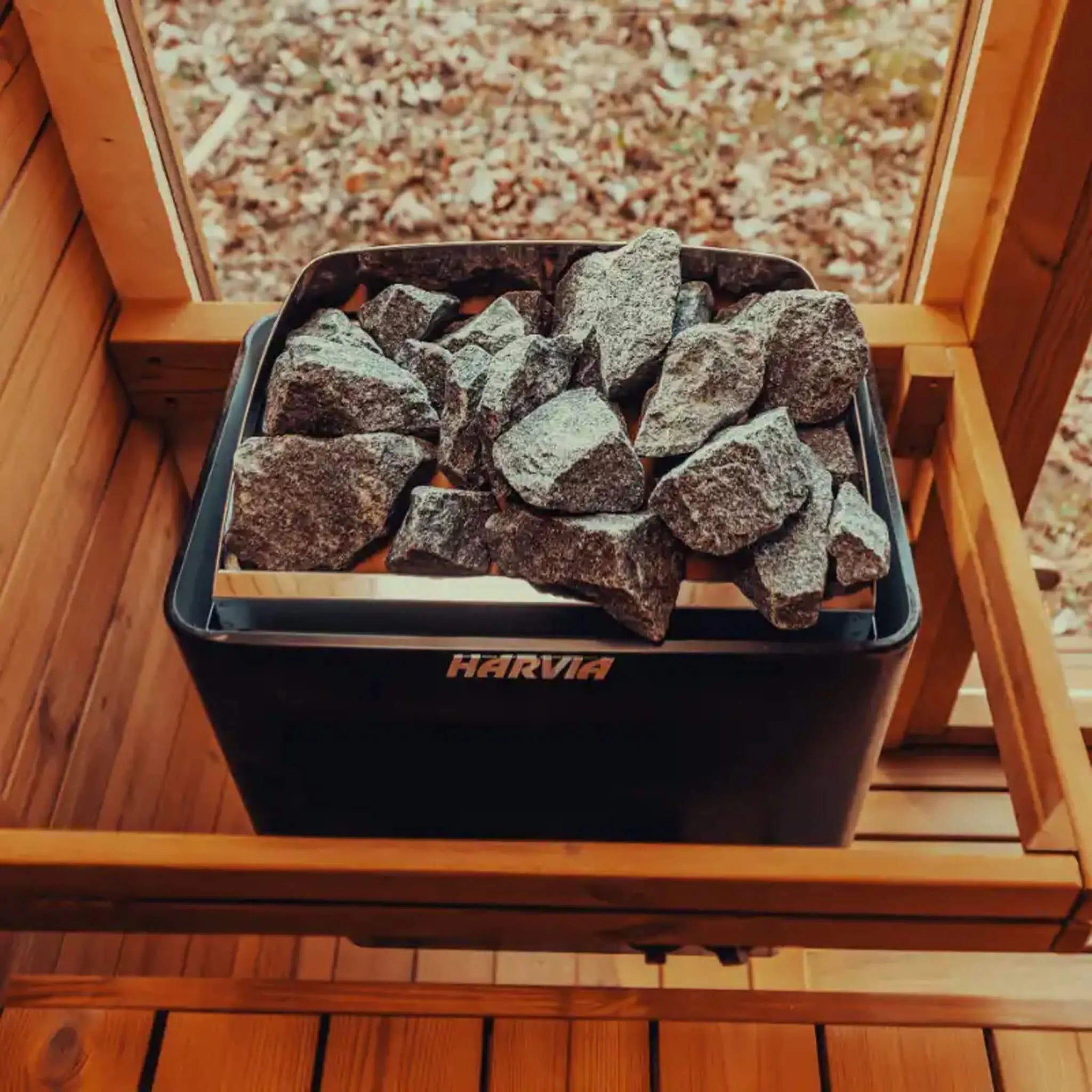 Premium 4-Person Outdoor Scandinavian ThermoWood Cube Sauna Kit With LED Lighting (SAK25470) SAKSBY WHOLESALE