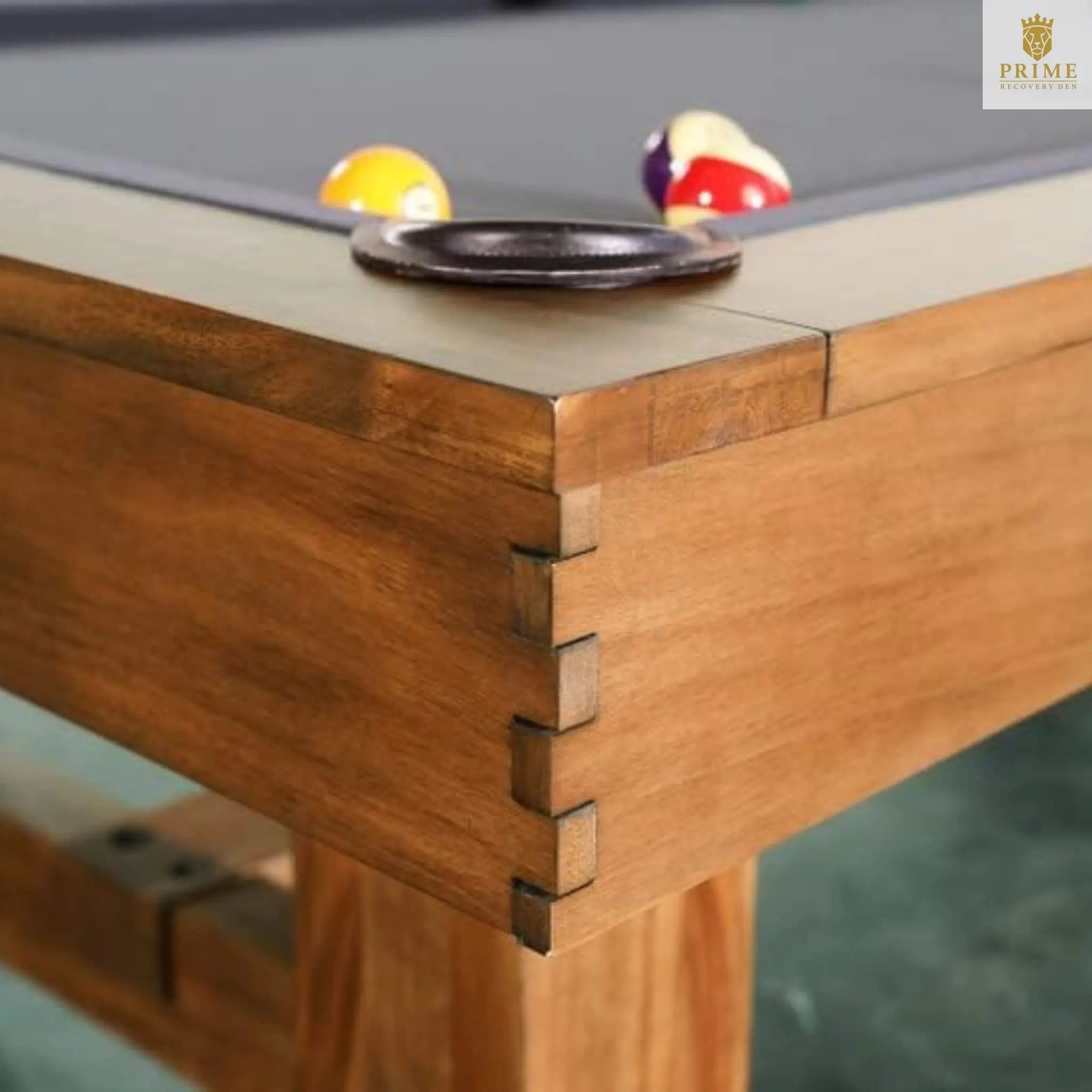 8FT Premium Professional Presli Slate Native Acacia Solid Wood Billiard Pool Table With Custom Table Cloth (SAK90428) SAKSBY WHOLESALE