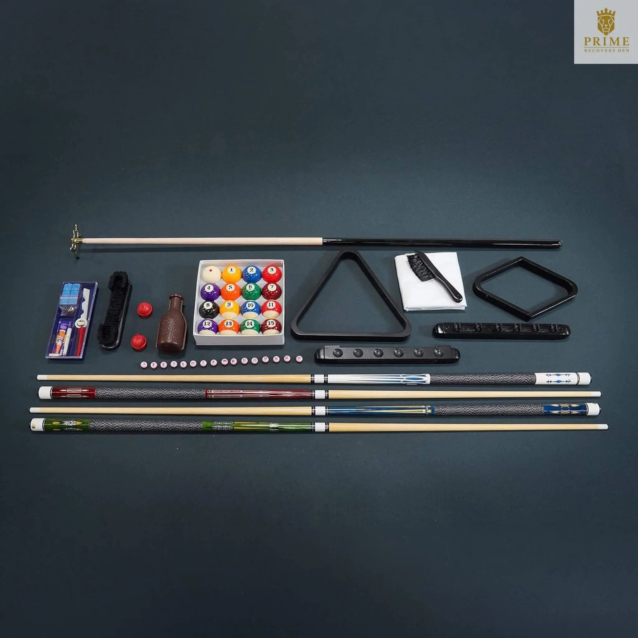 8FT Premium Professional Regal Slate Modern Graphite Solid Wood Billiard Pool Table Wtih Custom Table Cloth (SAK64029) SAKSBY WHOLESALE