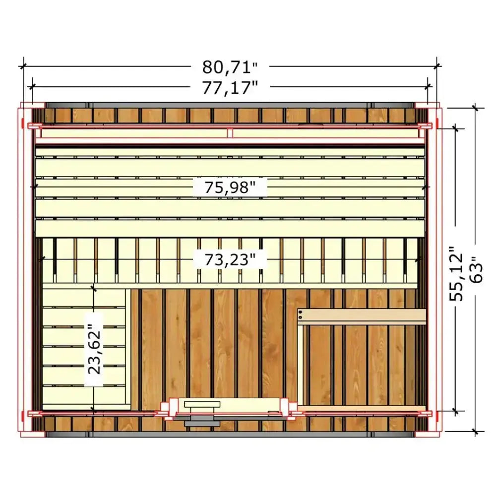 SaunaLife Model CL5G The Sauna Solution LLC