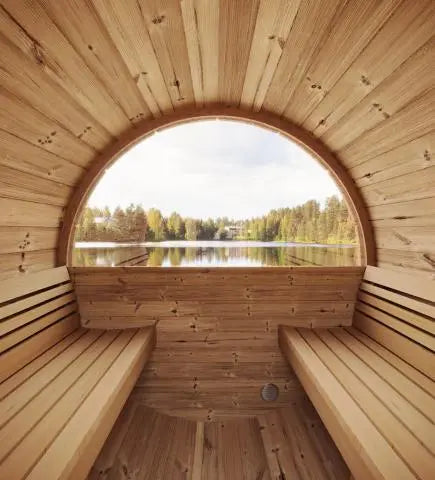 SaunaLife Model E8W Sauna Barrel-Window The Sauna Solution LLC