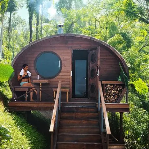 SaunaLife Model G11 Outdoor Home Sauna Kit The Sauna Solution LLC