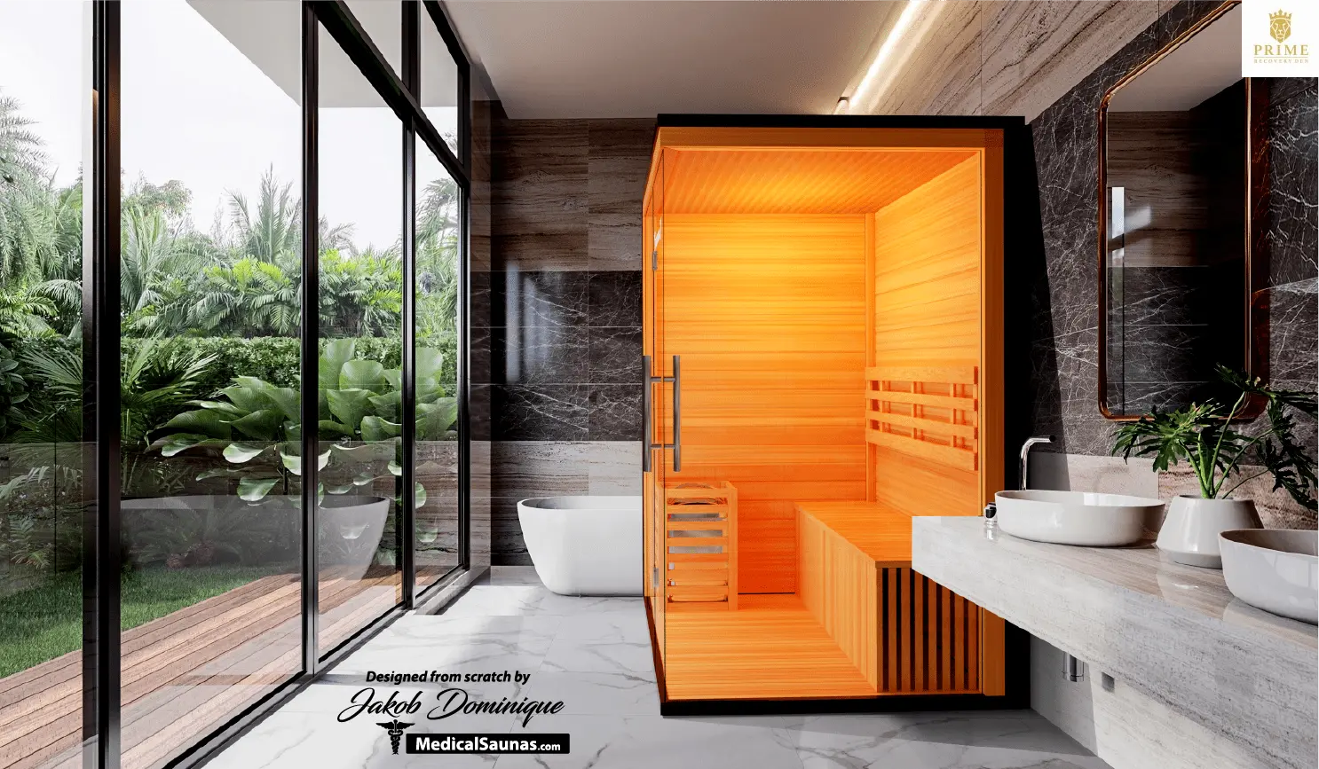 3 Person Home Steam Sauna | Traditional 7™