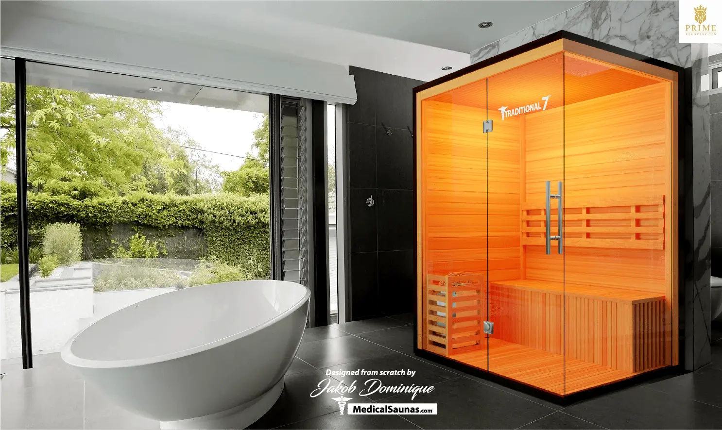 3 Person Home Steam Sauna | Traditional 7™