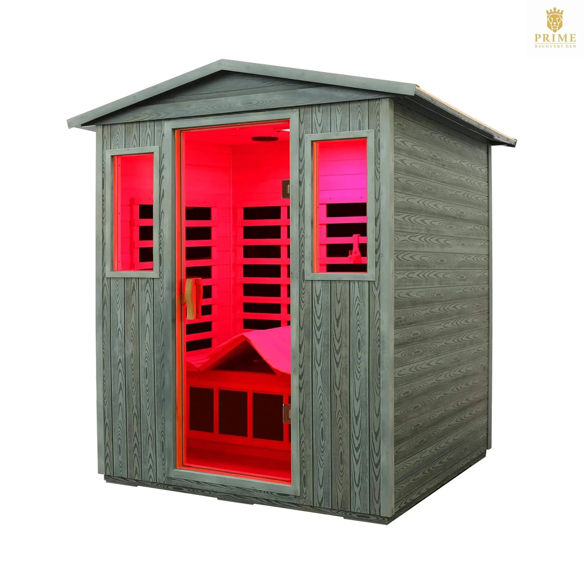Thermora Nivea 3-Person Full-Spectrum Low EMF Carbonized Composite Infrared Sauna Room With Bluetooth Speakers (SAK85120) SAKSBY WHOLESALE