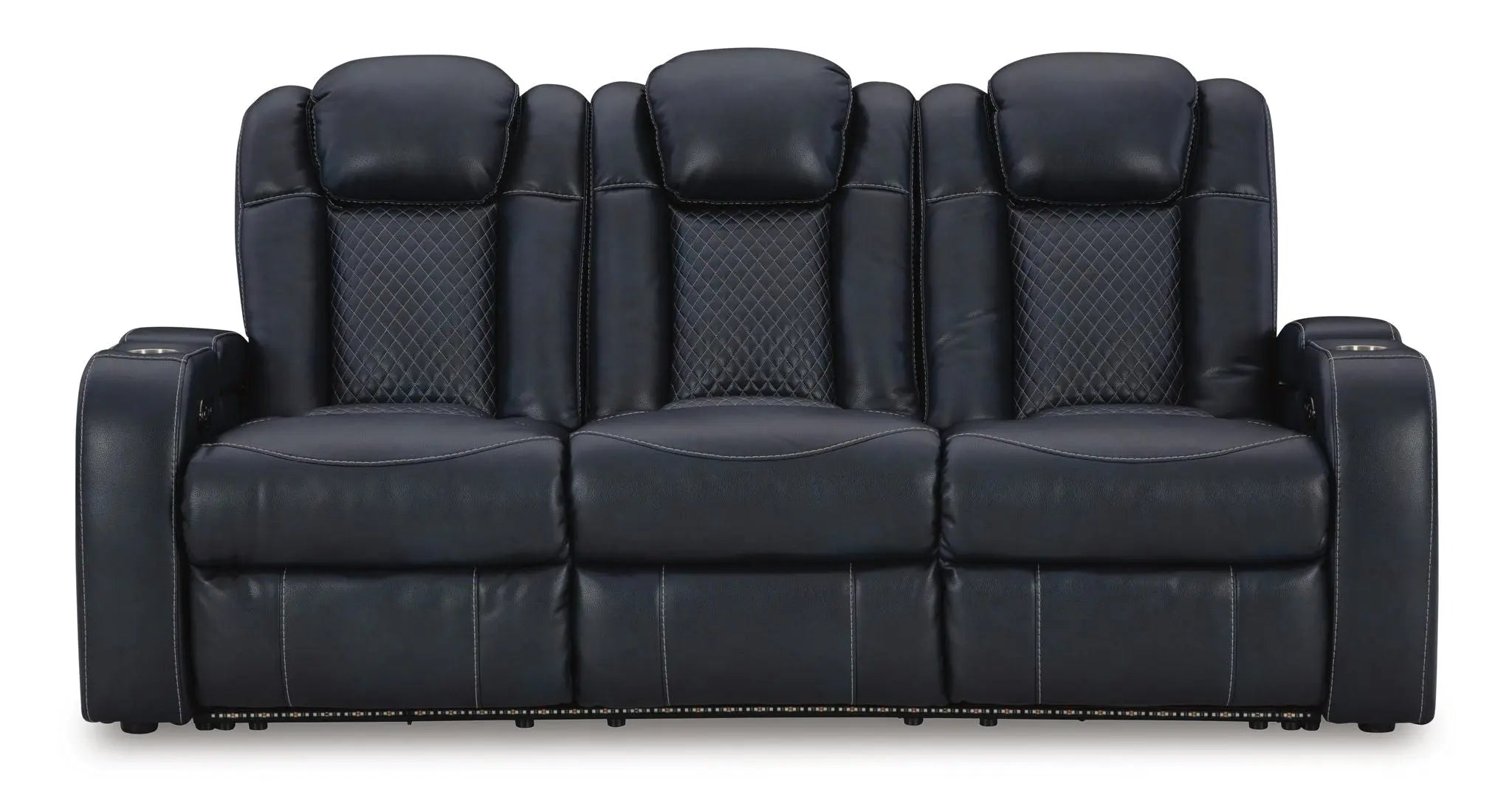Fyne-dyme - Power Reclining Sofa With Adj Headrest Unique Piece Furniture