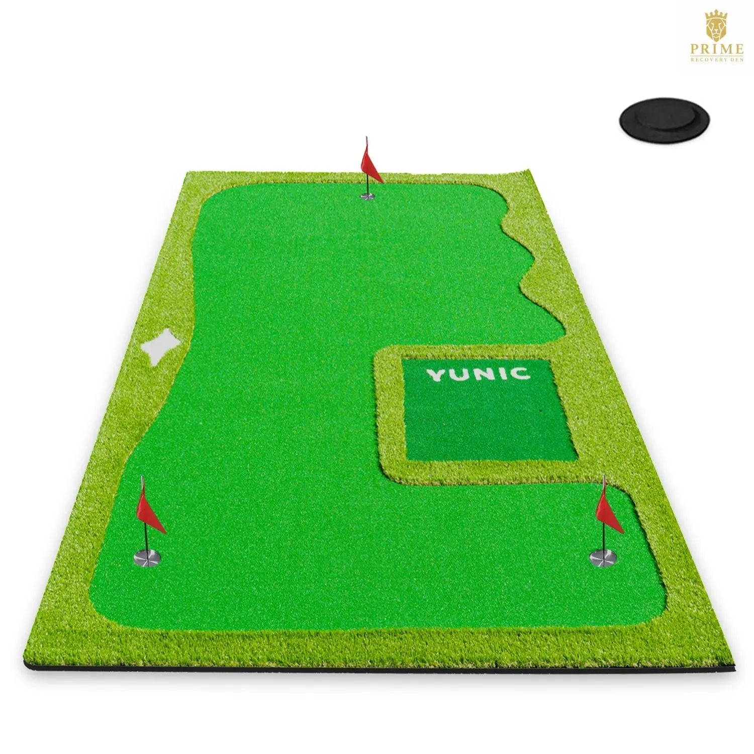 Yunic Golf Premium Putting Green with Elevation Slope – 8ft×16ft or 10ft×16ft