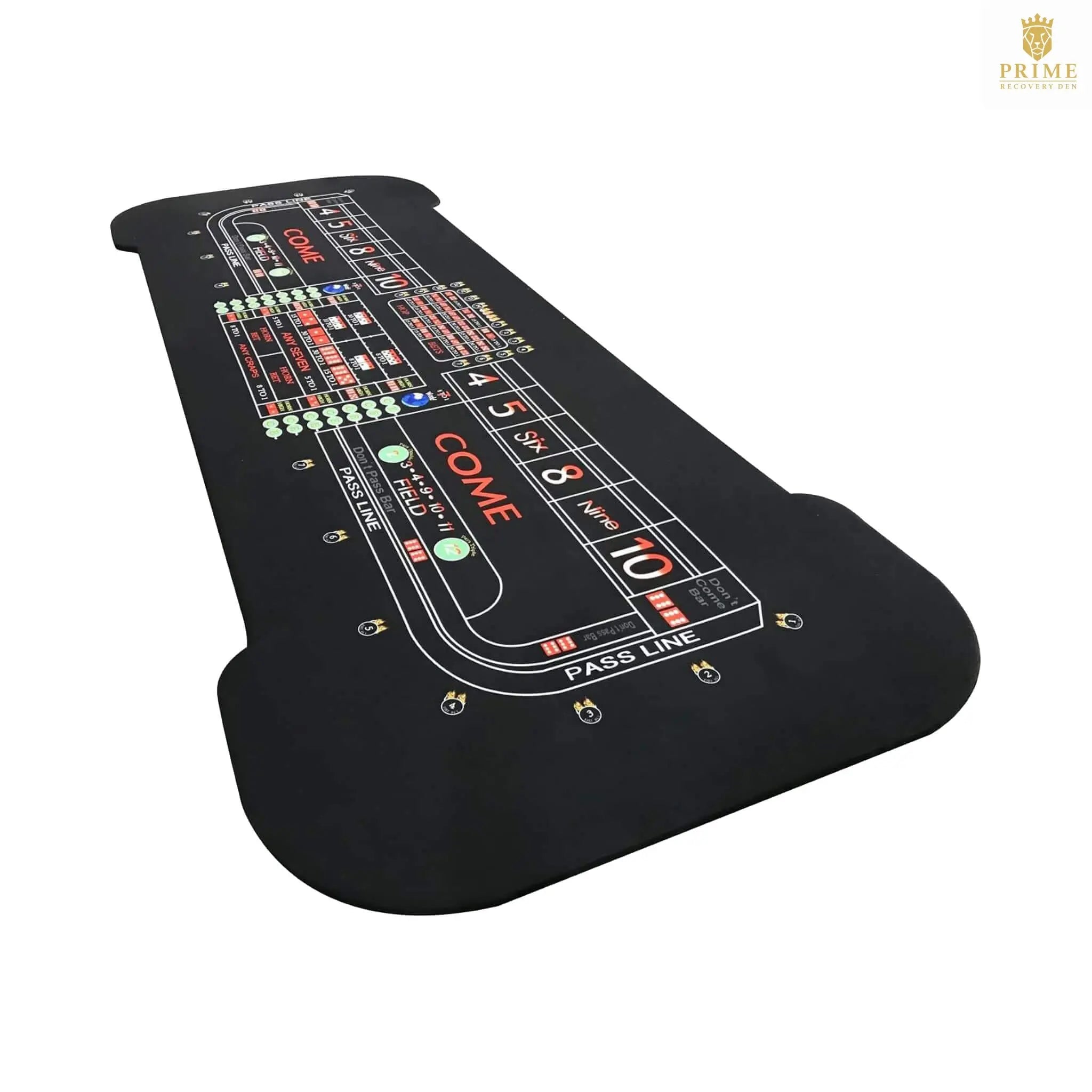 12FT Casino Style Craps Table With Full Drink Rail And Cushion Rim Cover (SAK35098) SAKSBY WHOLESALE