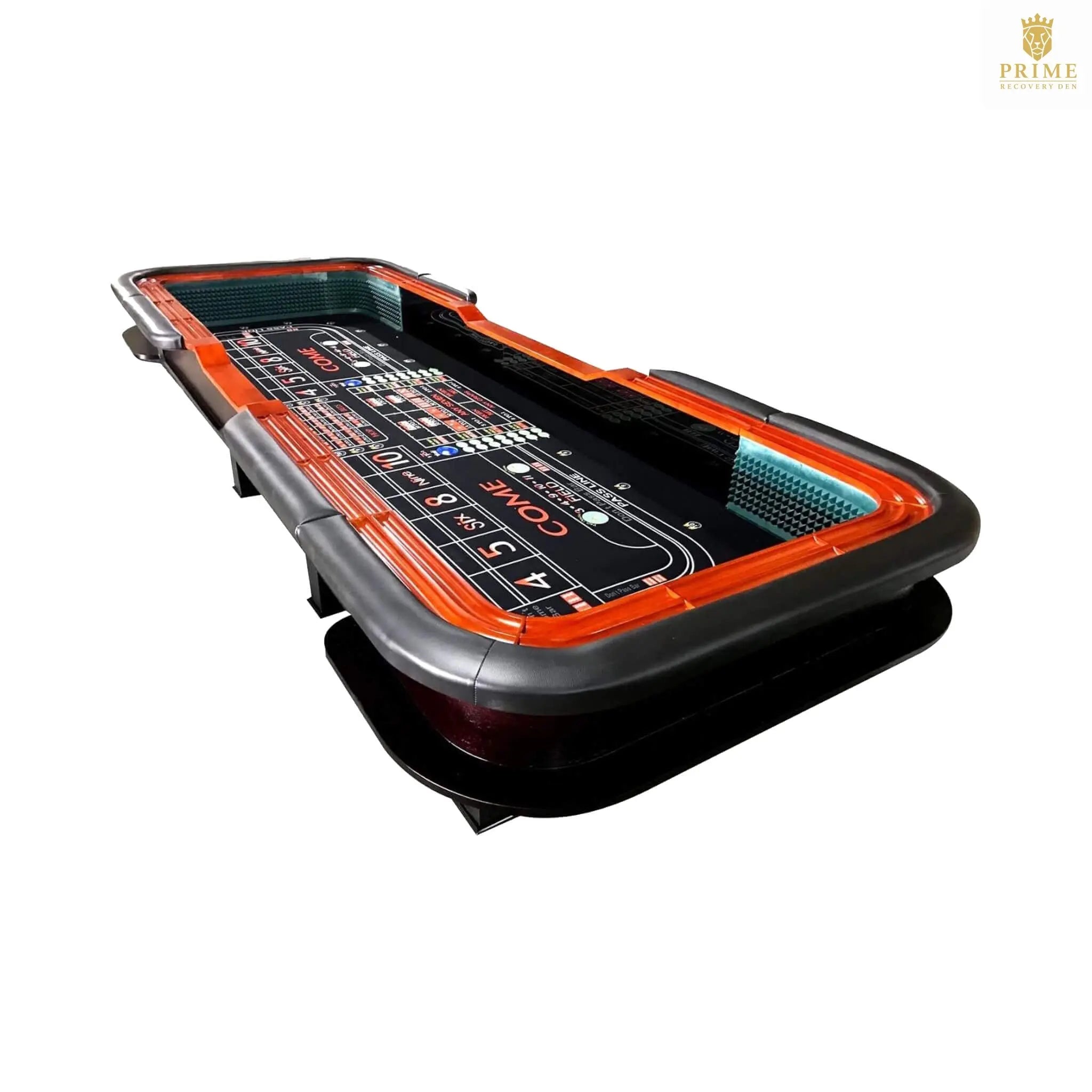 12FT Casino Style Craps Table With Full Drink Rail And Cushion Rim Cover (SAK35098) SAKSBY WHOLESALE