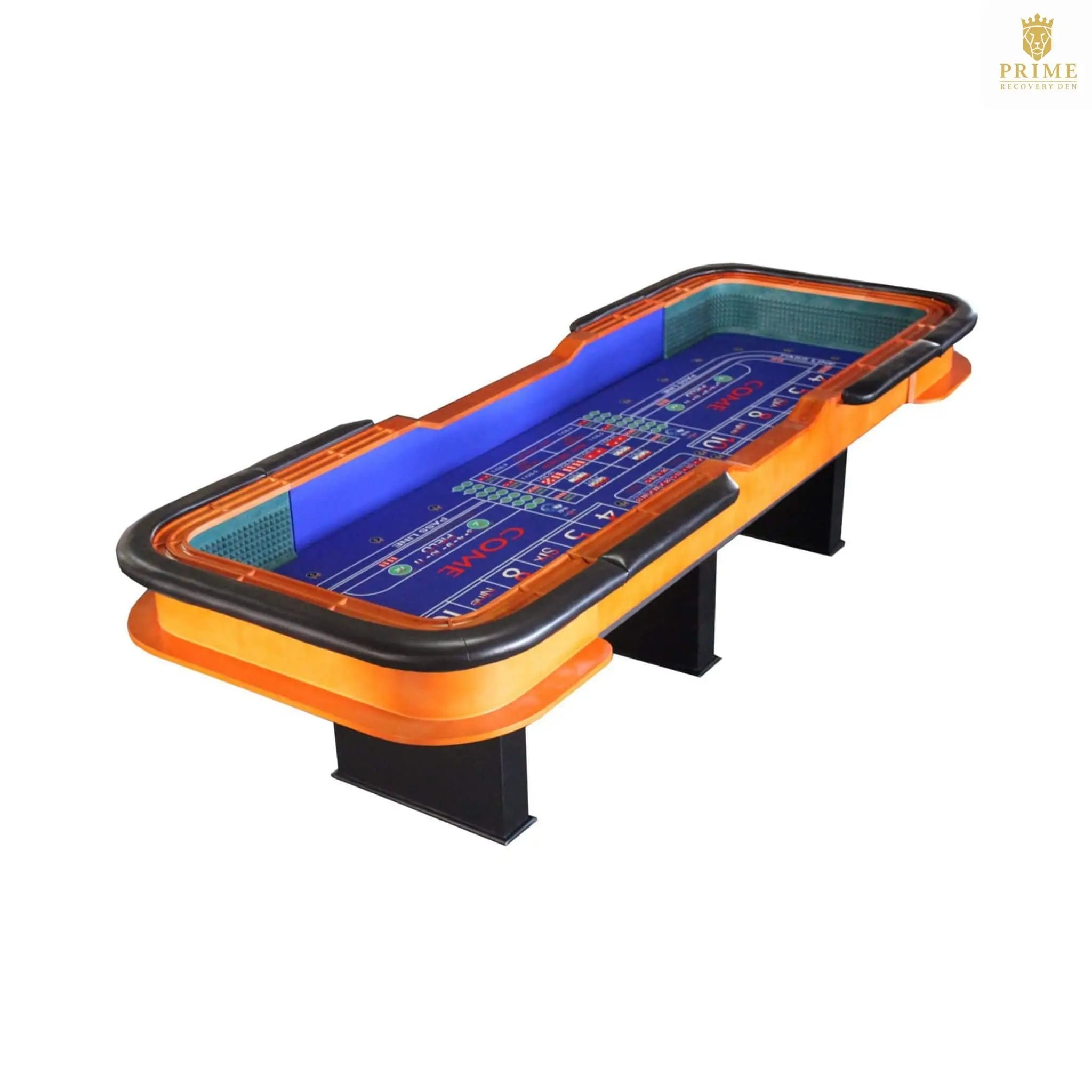 12FT Deluxe Casino Craps Game Table With Full Drink Rail (SAK68021) SAKSBY WHOLESALE