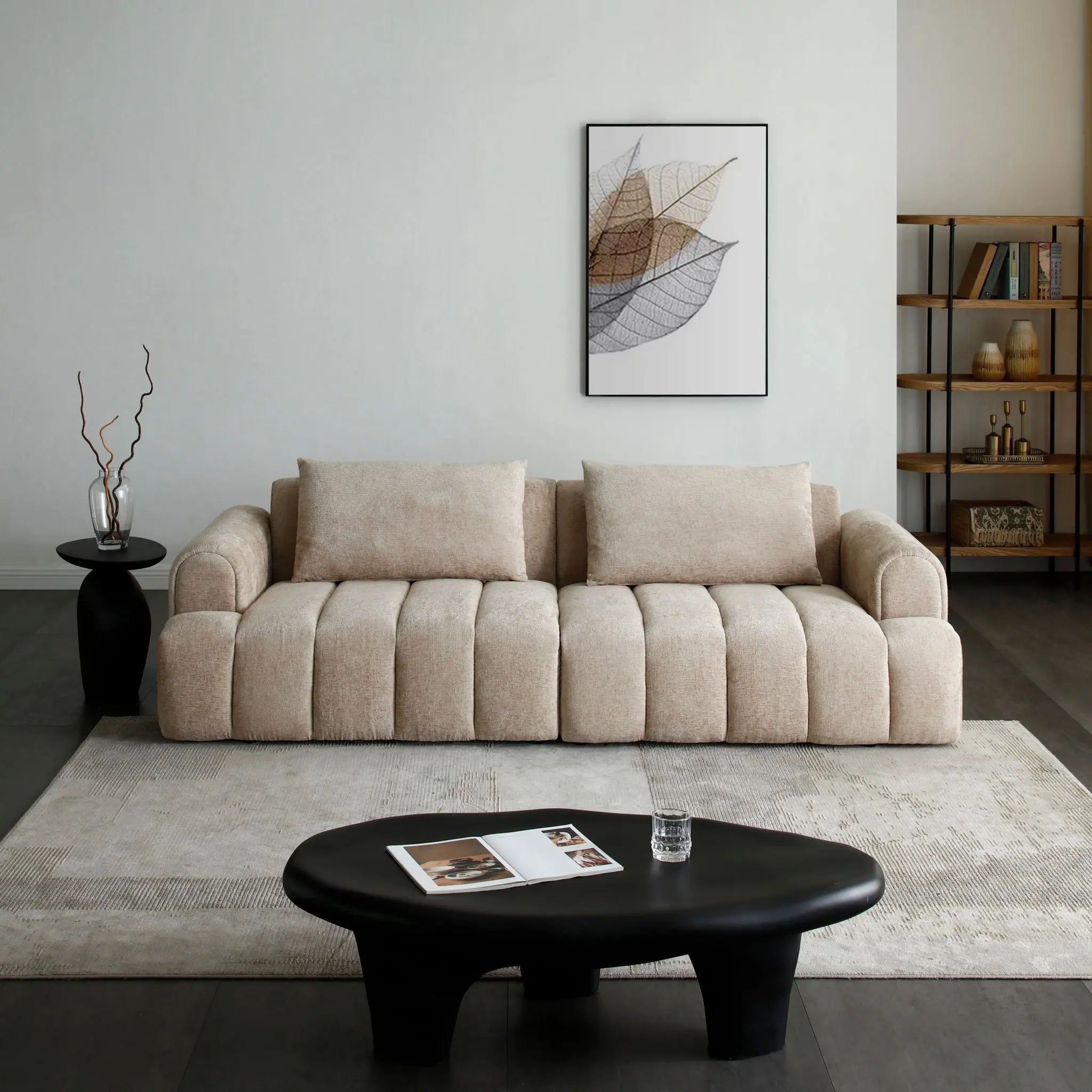 4 Seater Sectional Sofa For Living Room Spaces - Camel Unique Piece Furniture